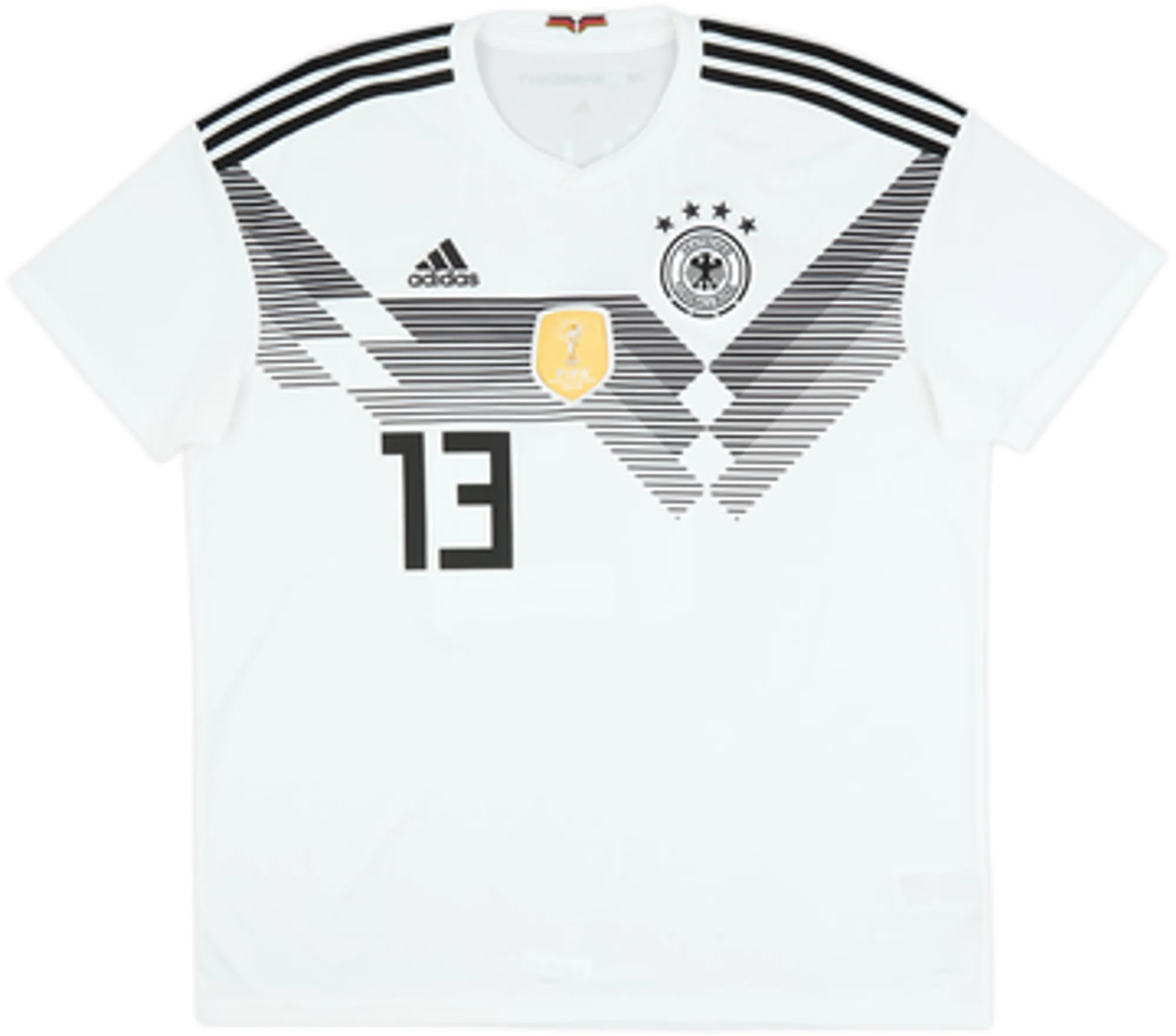 2018-19 Germany Home Shirt Muller #13EL