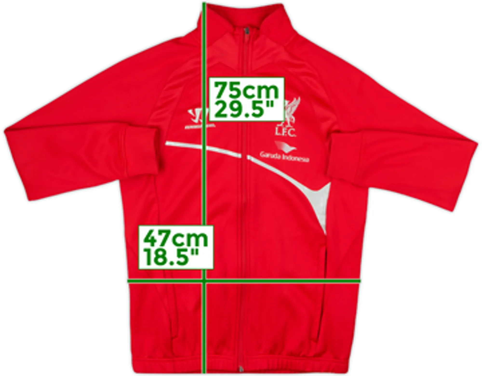 2014-15 Liverpool New Balance Track Jacket - 8/10 - (S)