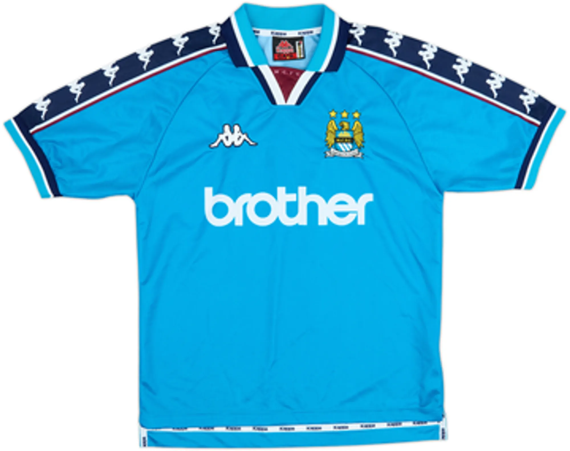 1997-99 Manchester City Home Shirt Dickov #10 - 9/10 - (S)