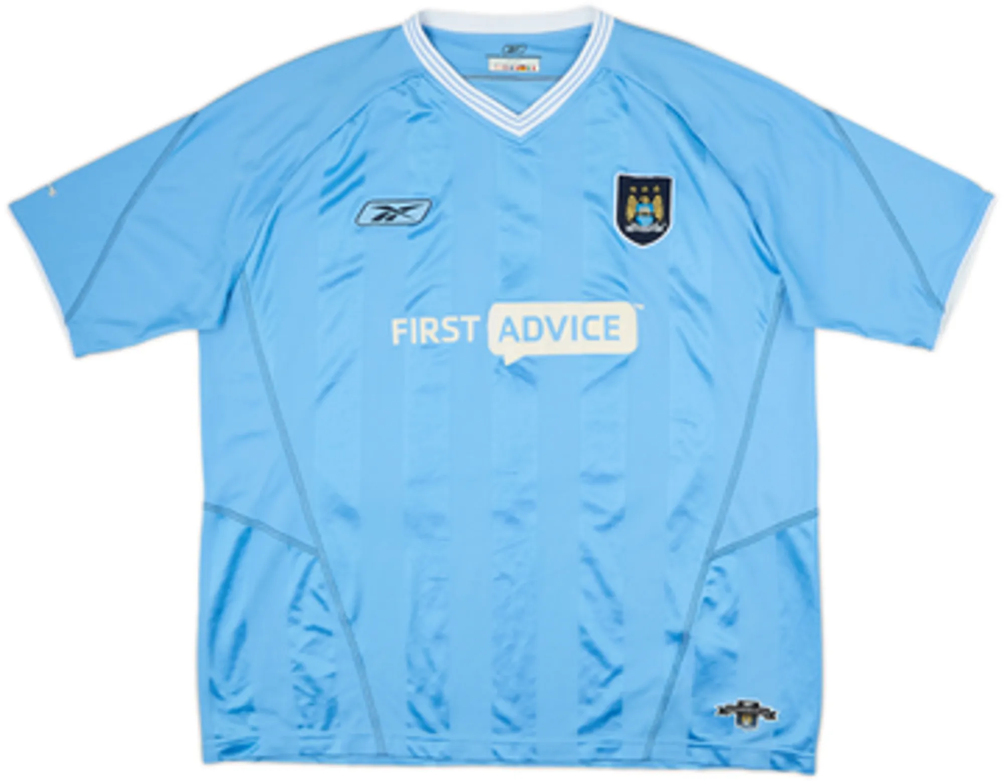 2003-04 Manchester City Home Shirt Dunne #22 - 8/10 - (S)