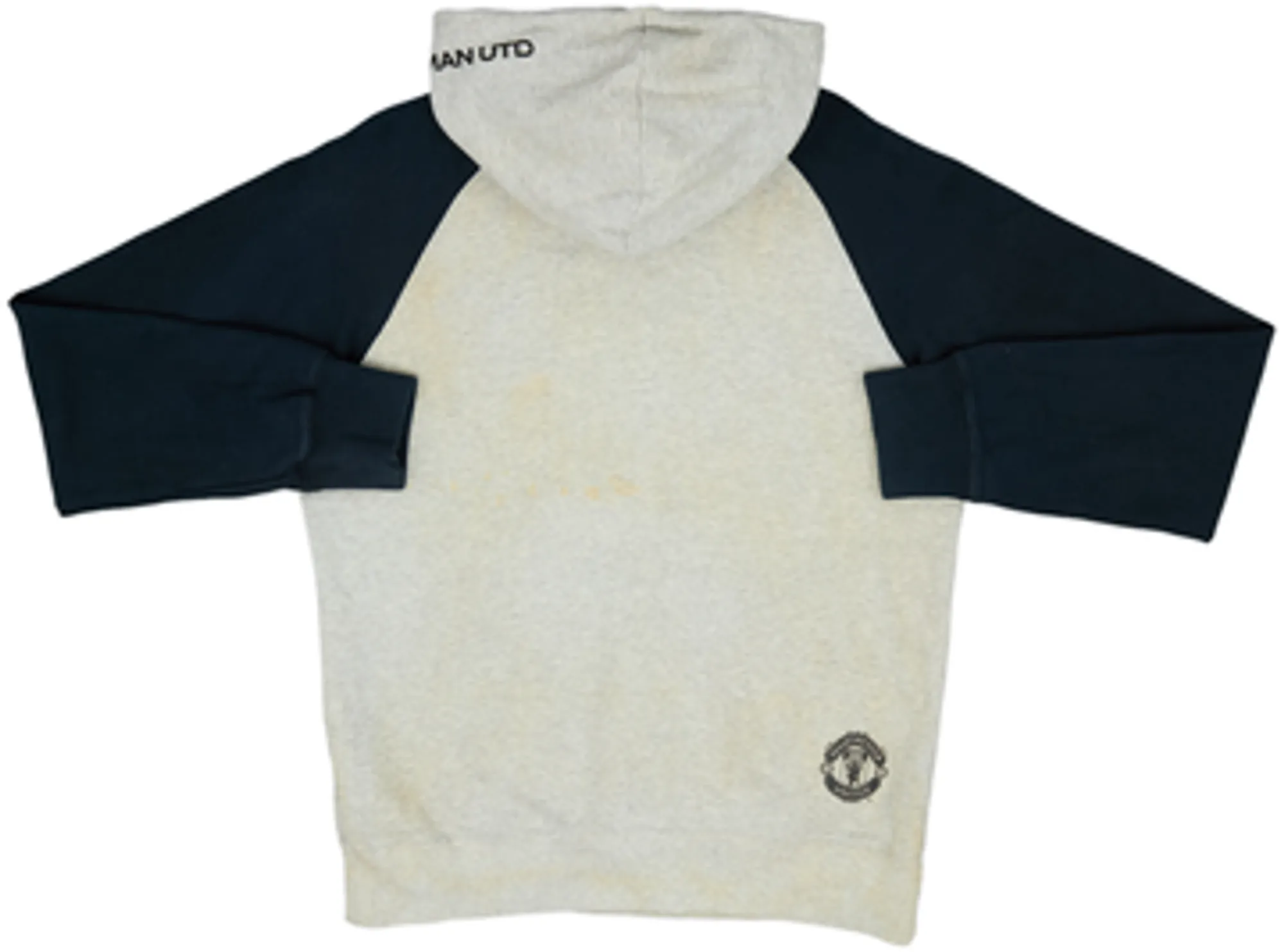 2011-12 Manchester United Nike 1/4 Zip Hooded Sweat Top - 5/10 - (M)