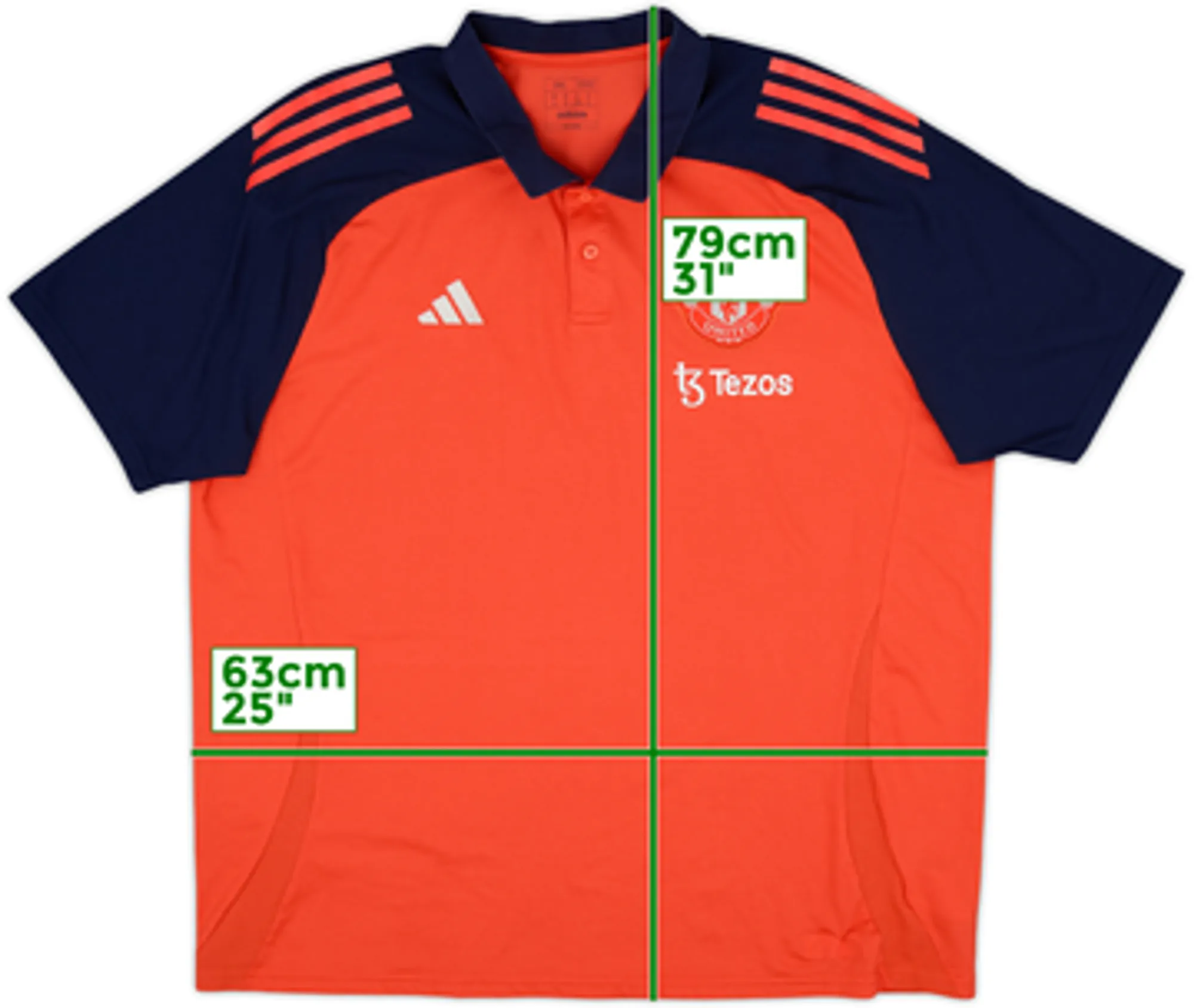 2024-25 Manchester United adidas Polo Shirt - 10/10 - (XXL)