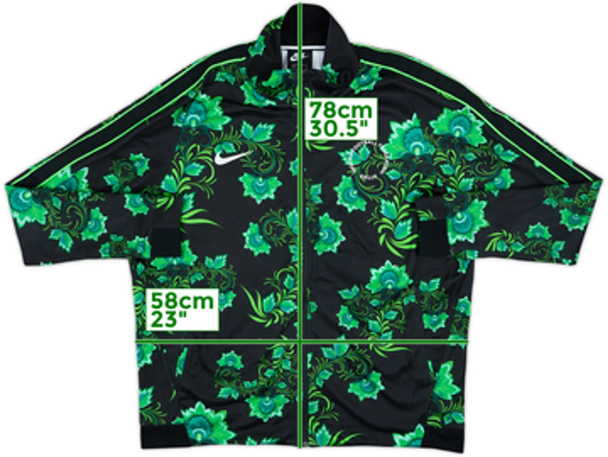 2018-19 Nigeria Nike Track Jacket - 8/10 - (XL)