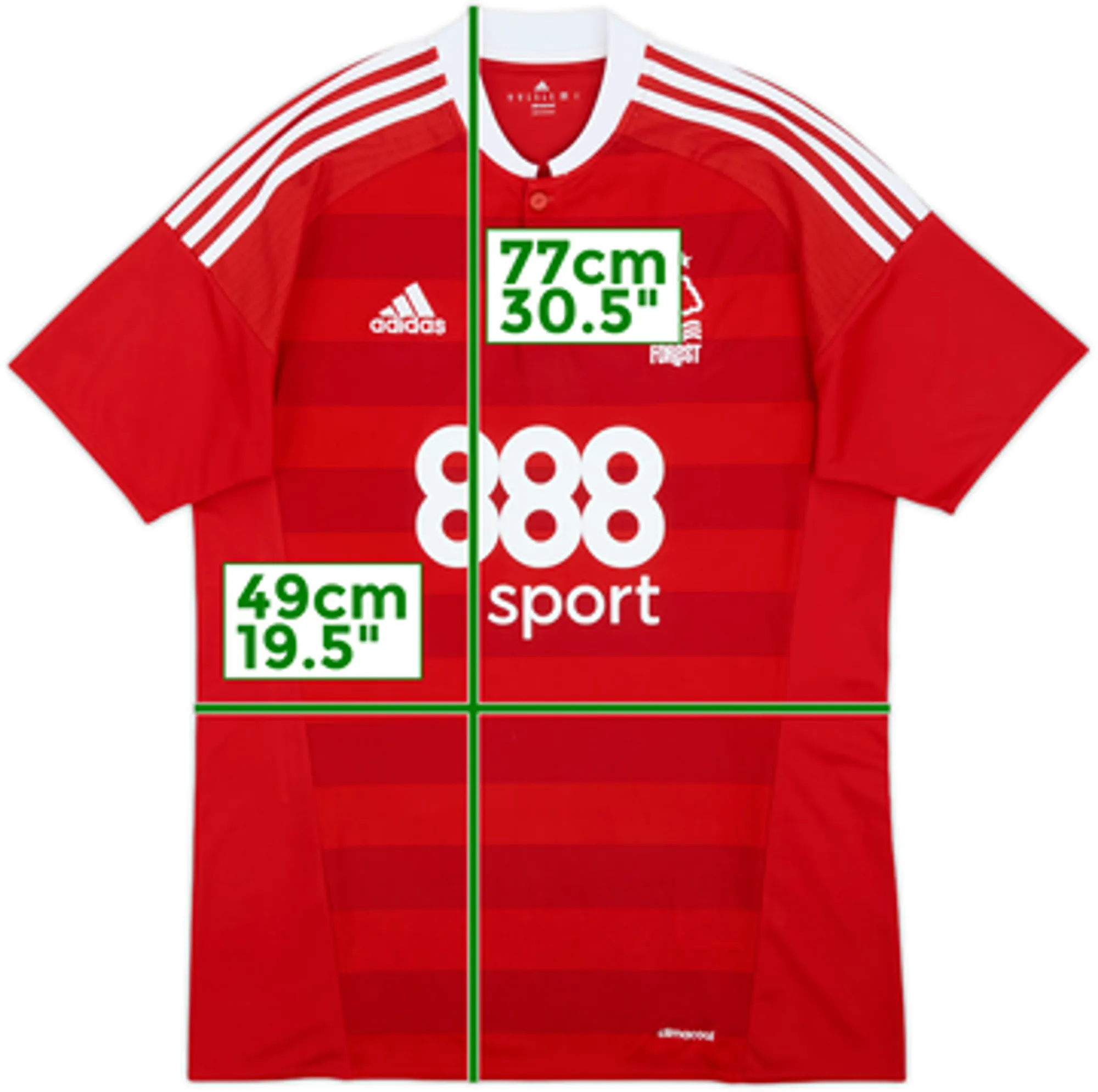 2016-17 Nottingham Forest Home Shirt - 10/10 - (M)