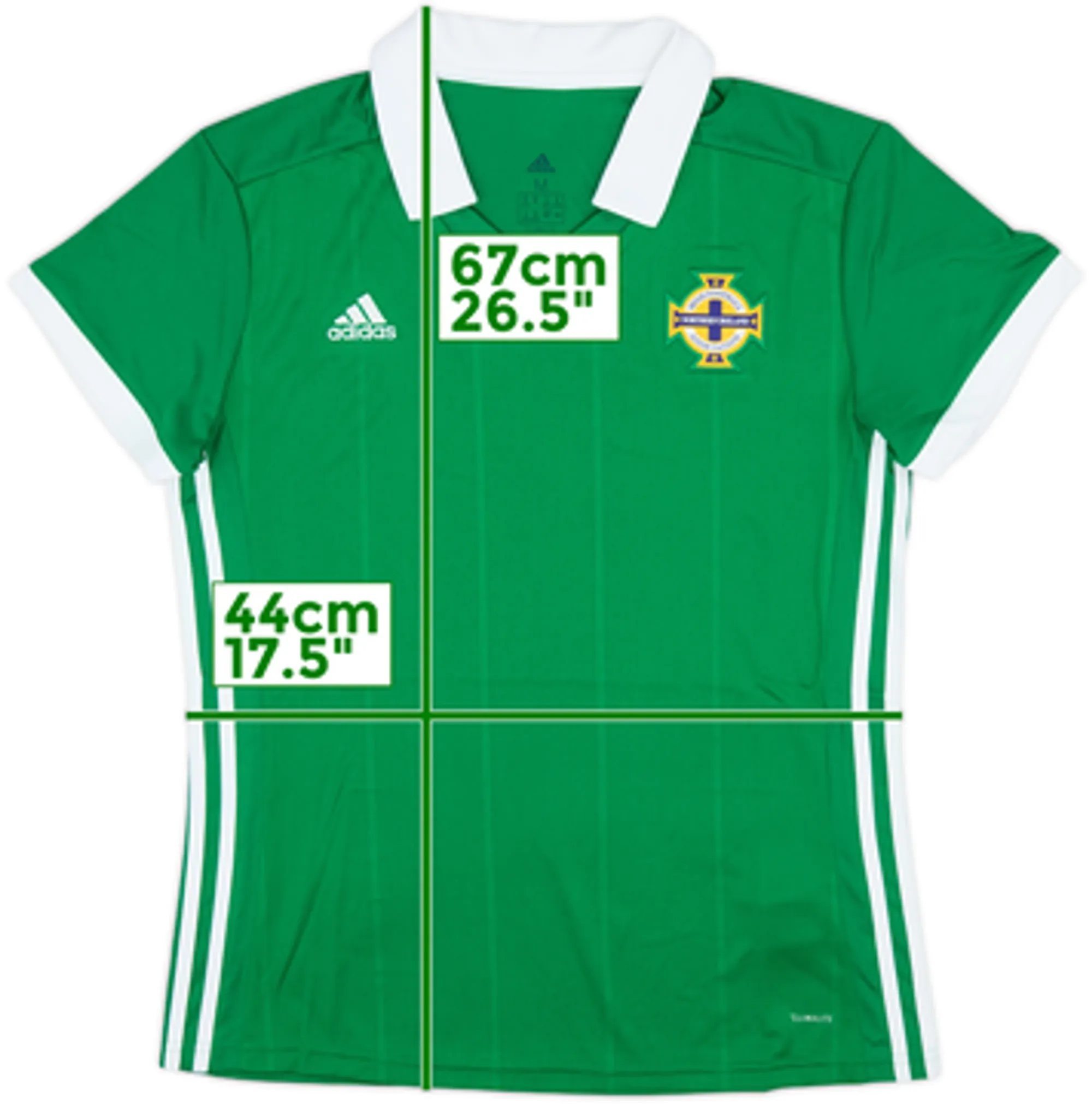 2018-19 Northern Ireland Home Shirt - 10/10 - (Women's M)