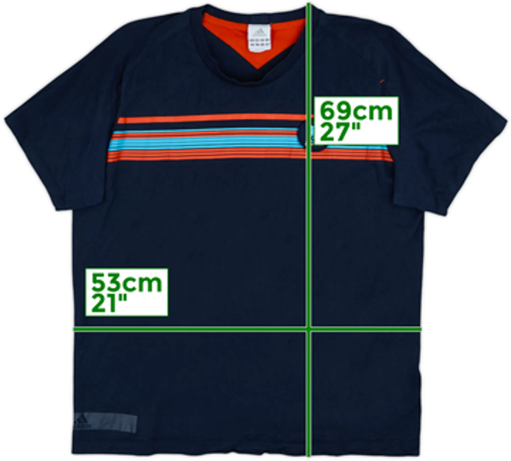 2011-12 Olympique Marseille adidas Cotton Tee - 8/10 - (L)