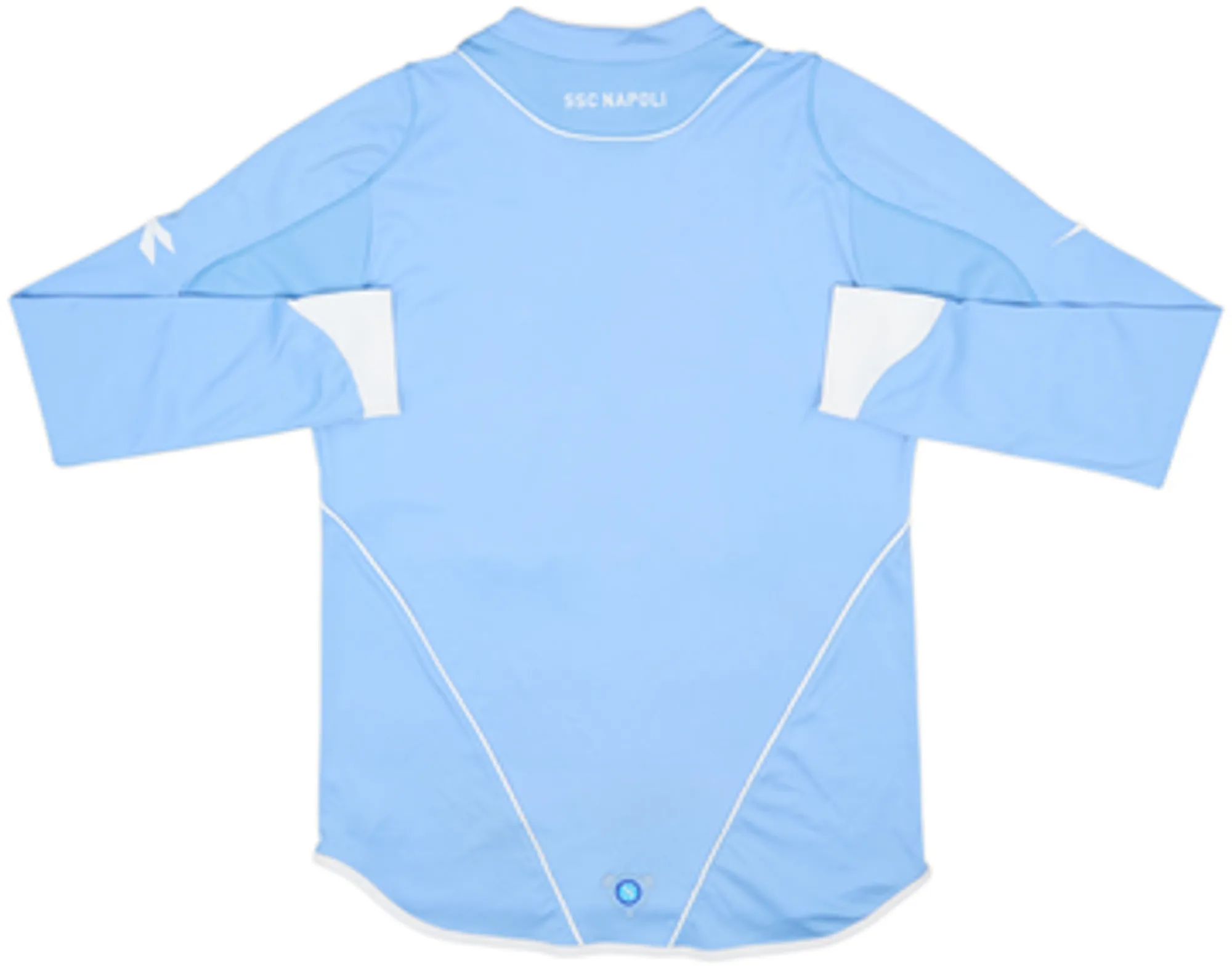 2007-08 Napoli Home L/S Shirt - 5/10 - (S)