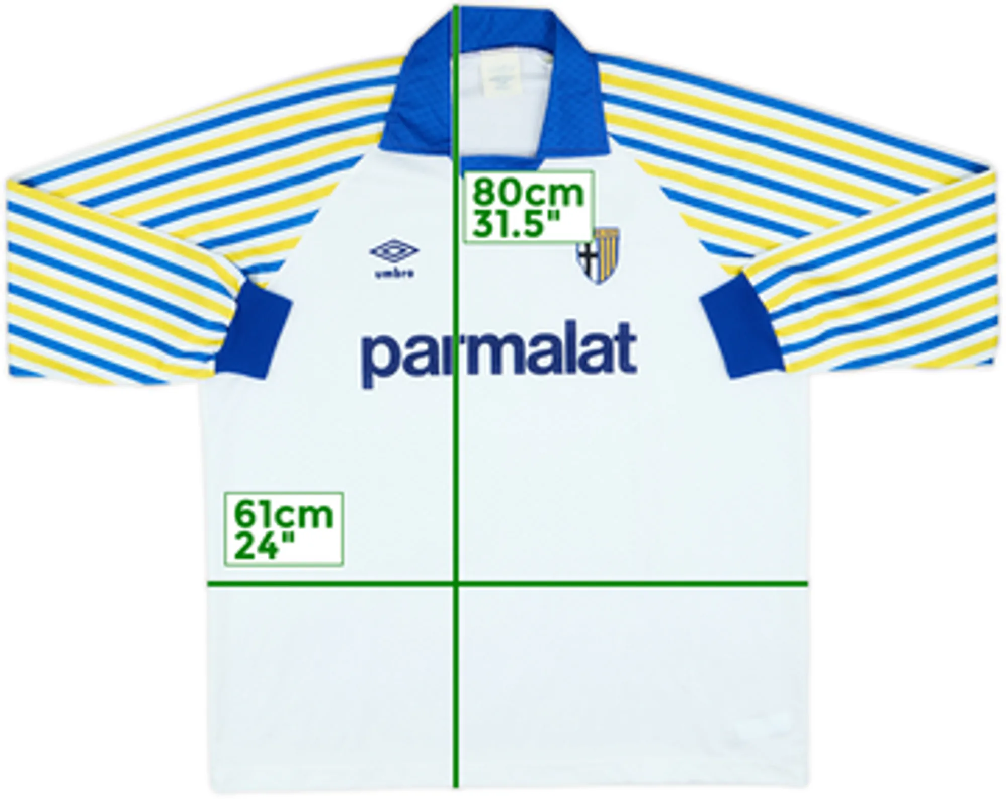 1989-90 Parma Home L/S Shirt - 8/10 - (XL)