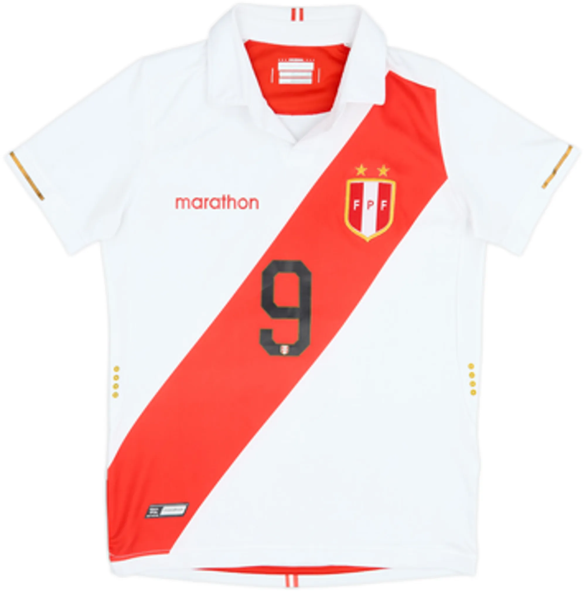 2019 Peru Home Shirt Guerrero #9 - 9/10 - (S)