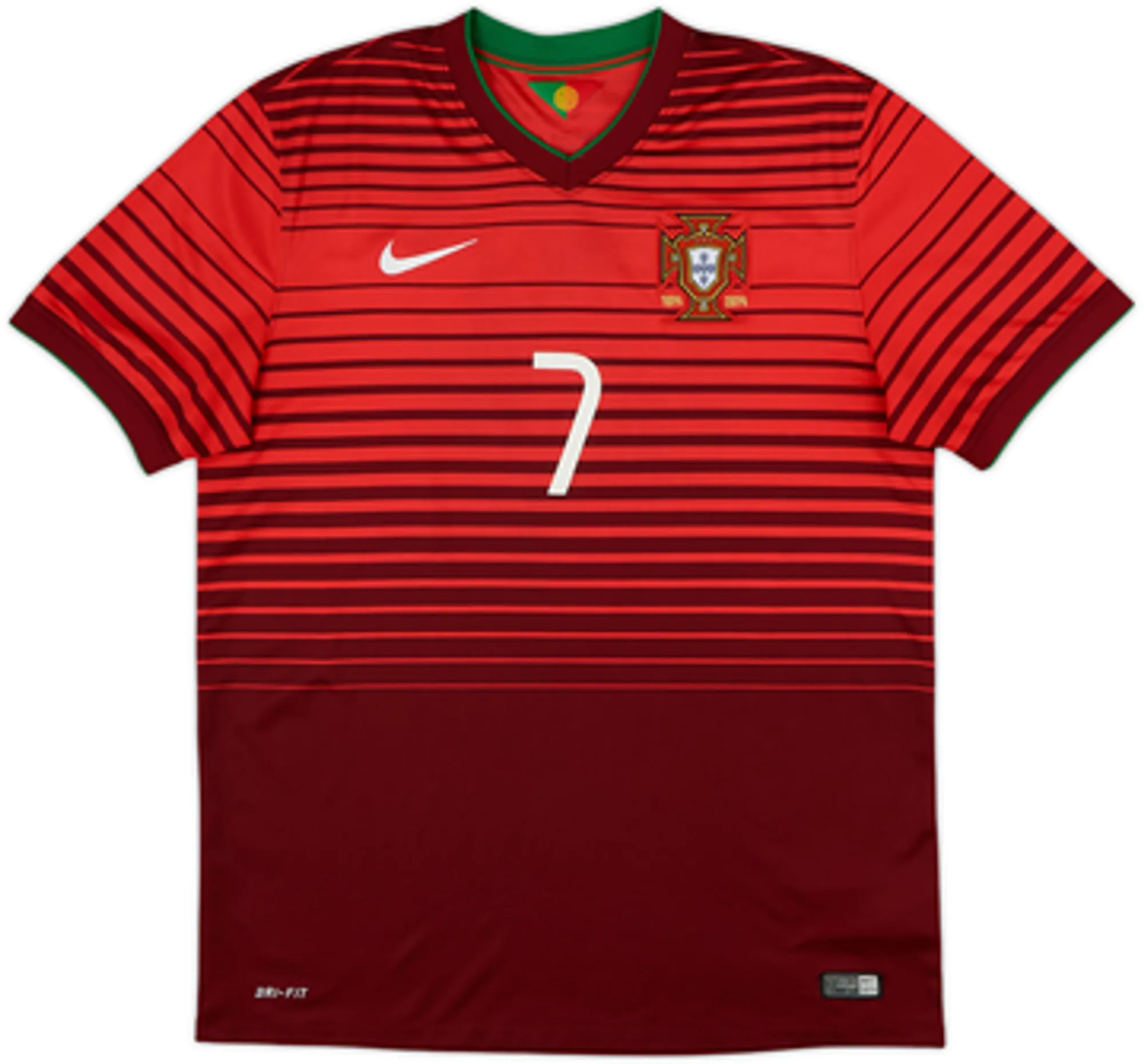 2014-15 Portugal Home Shirt Ronaldo #7 - 6/10 - (L)