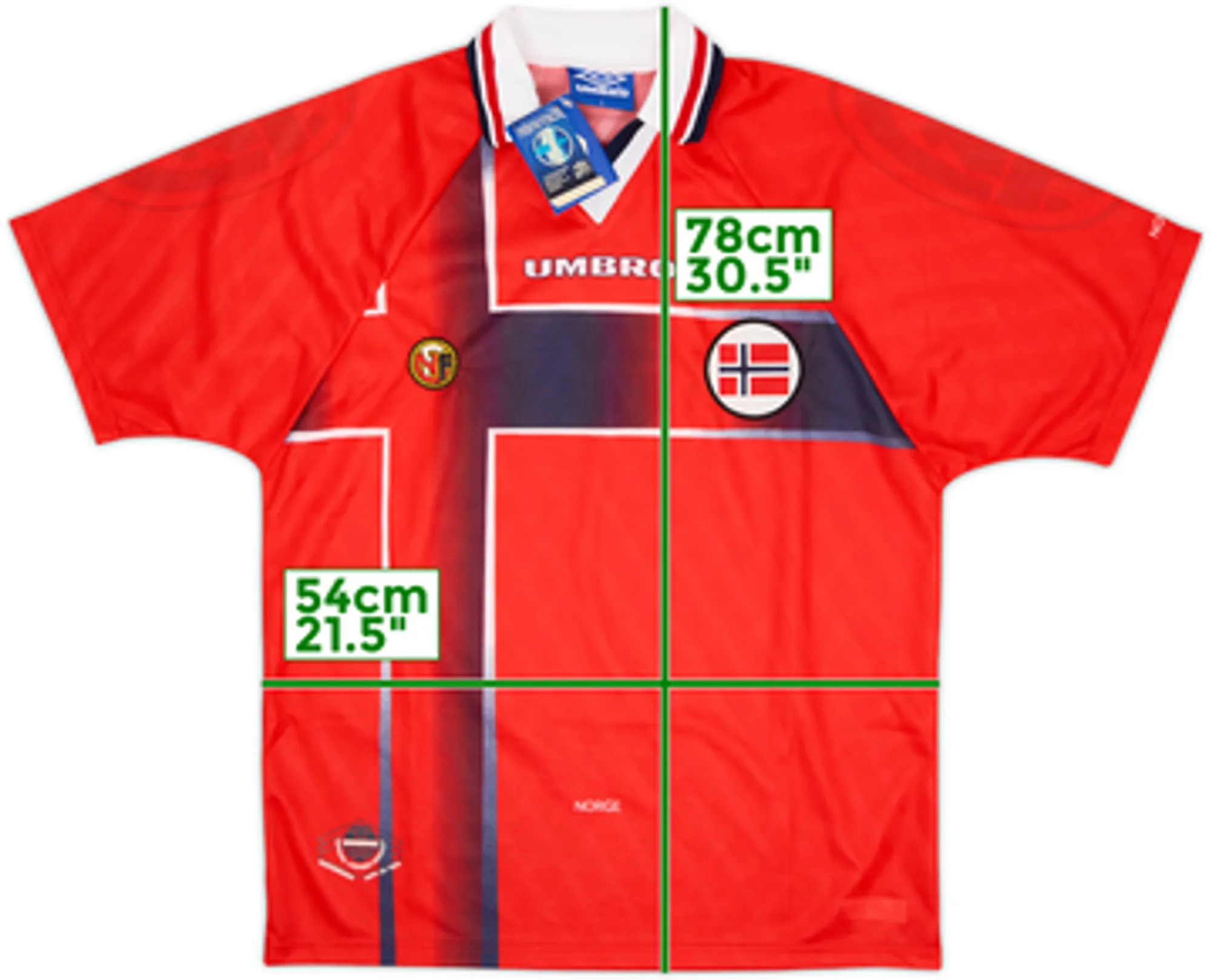 1997-98 Norway Home Shirt (L)