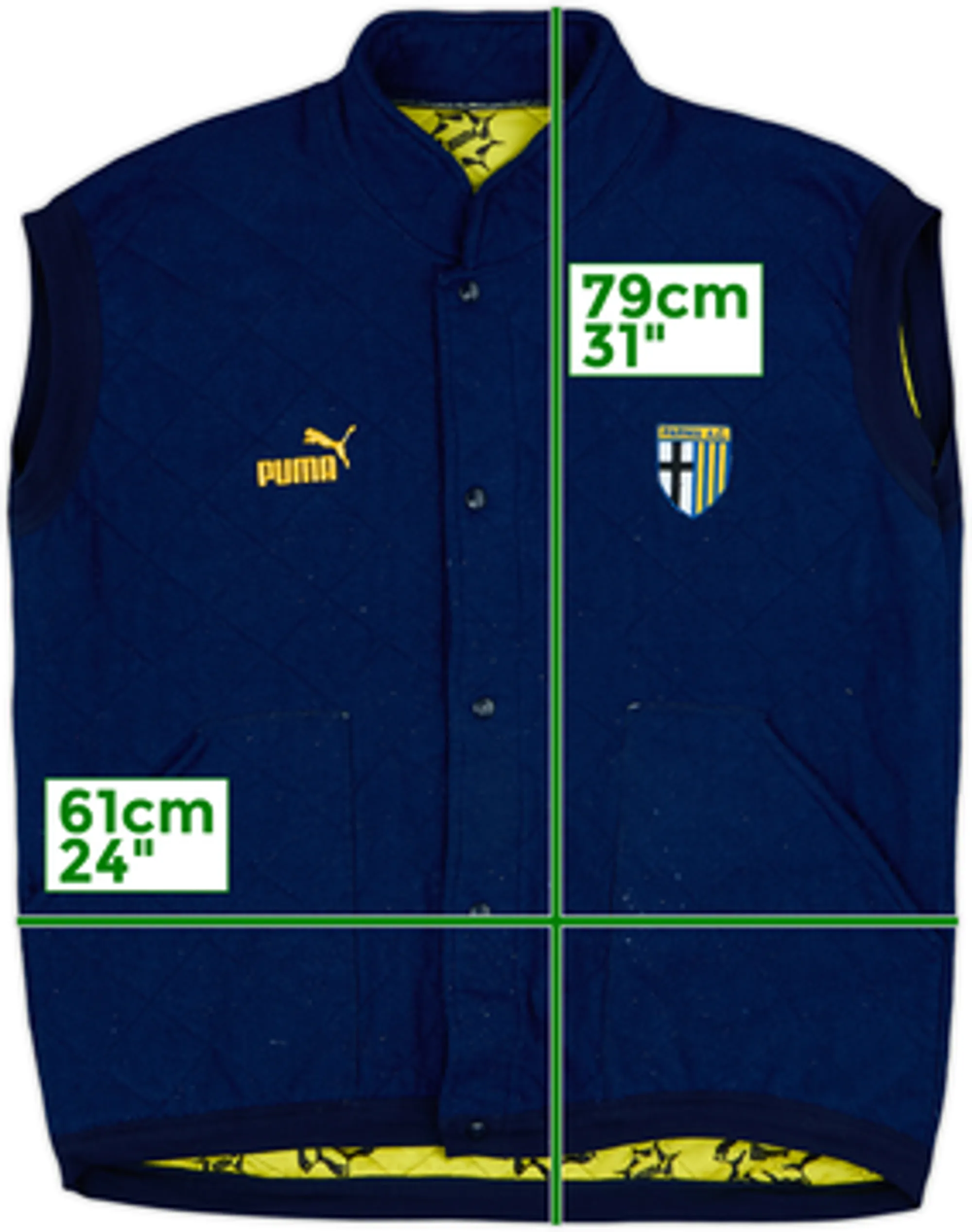 1995-97 Parma Puma Gilet - 6/10 - (M)