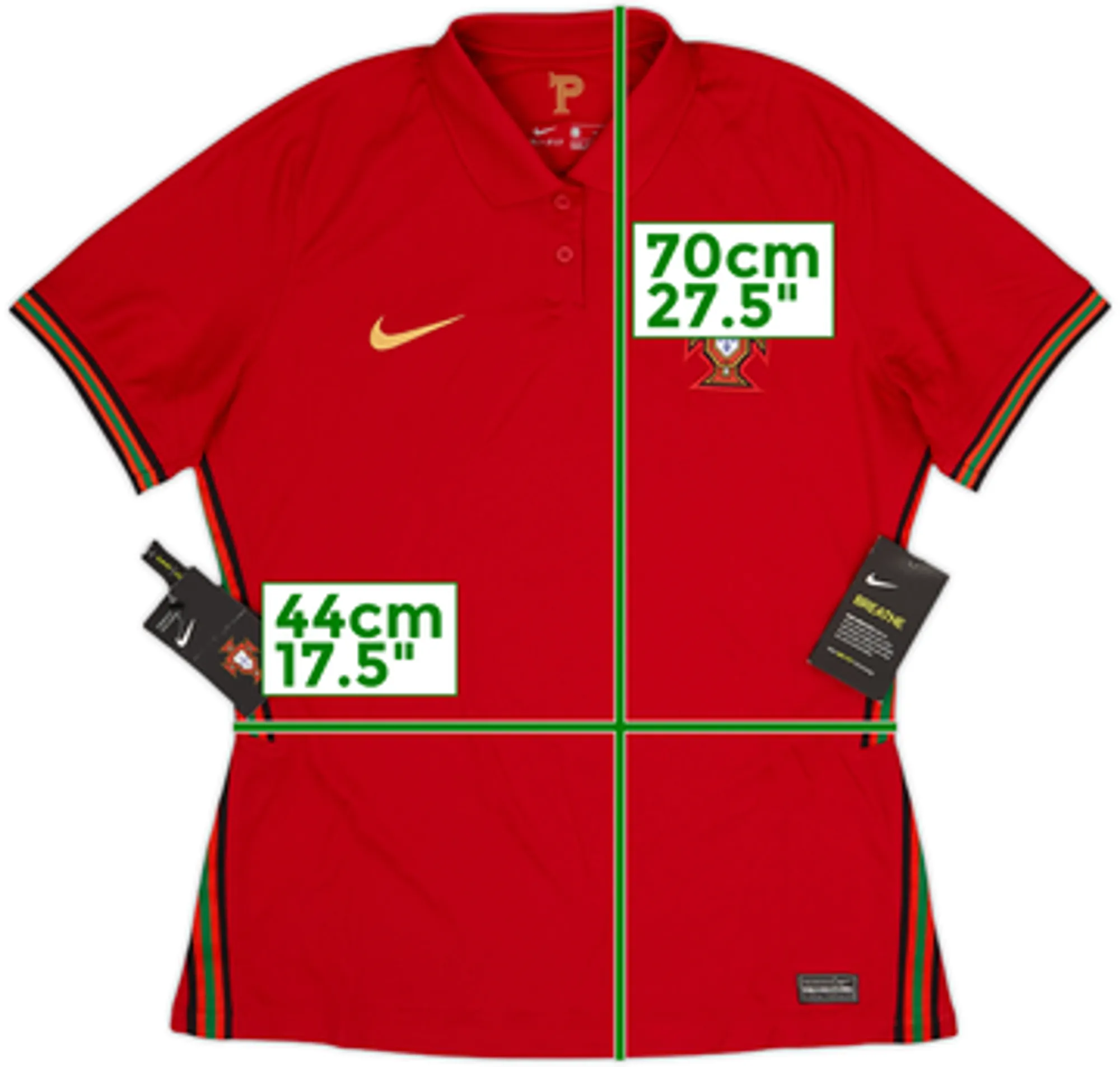 2020-21 Portugal Home Shirt (Women's L)