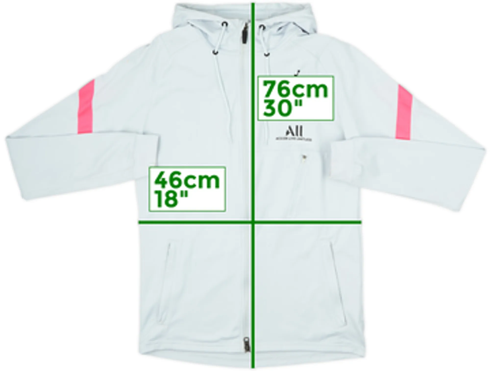 2021-22 Paris Saint-Germain Nike Jordan Track Jacket - 8/10 - (S)