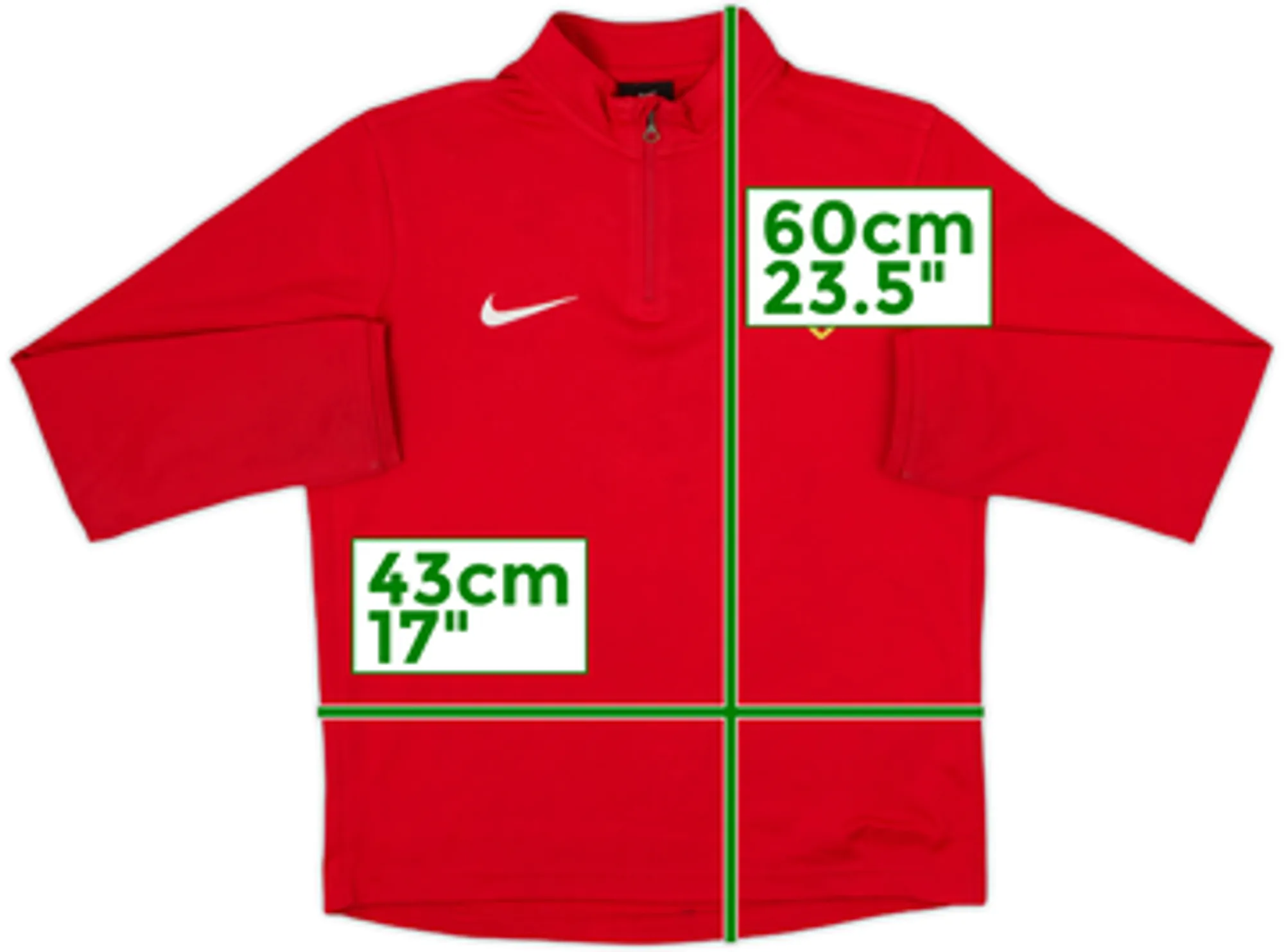 2017-18 Almeria Nike 1/4 Zip Training Top - 7/10 - (S.Boys)