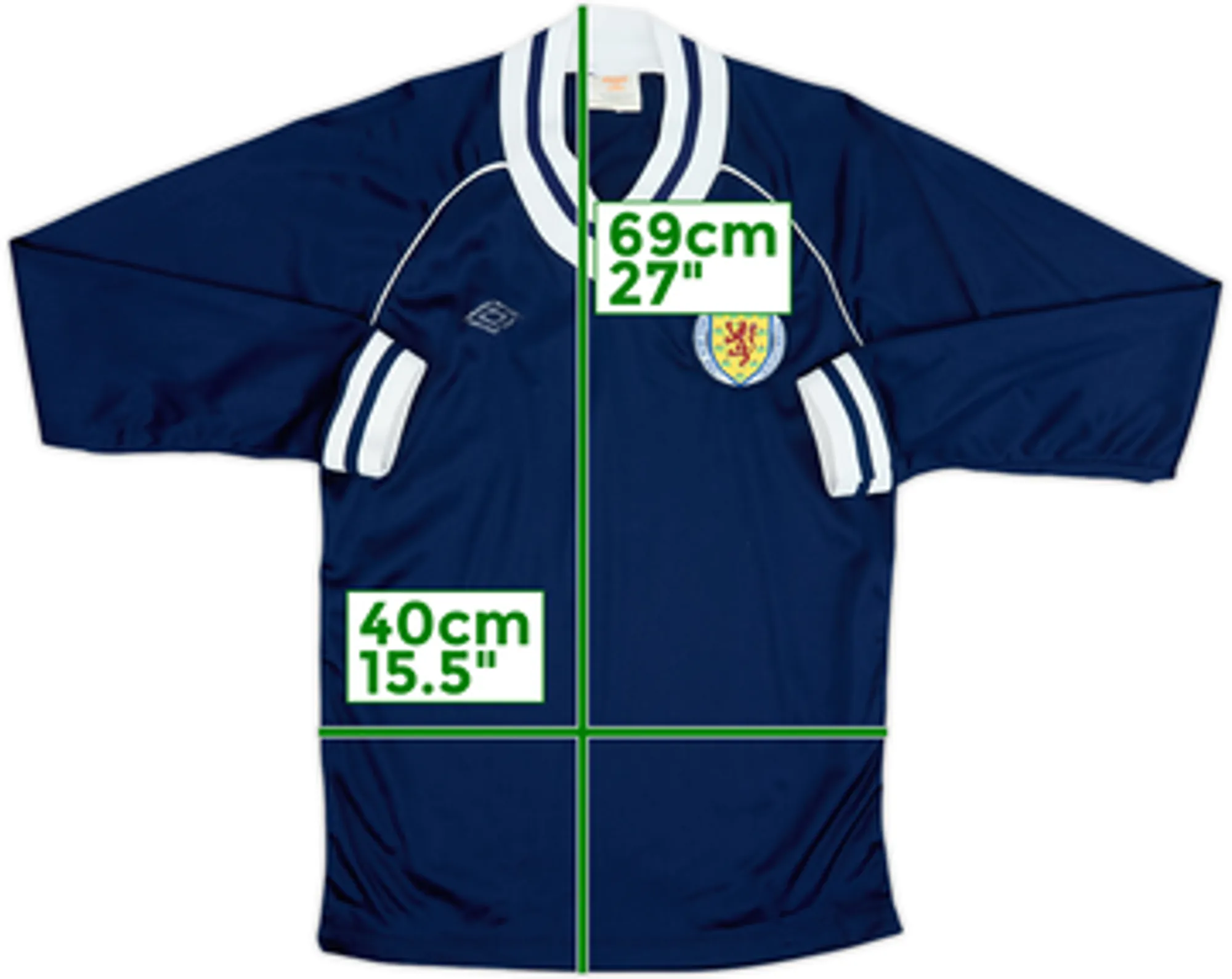 1982-83 Scotland Home L/S Shirt - 5/10 - (Y)