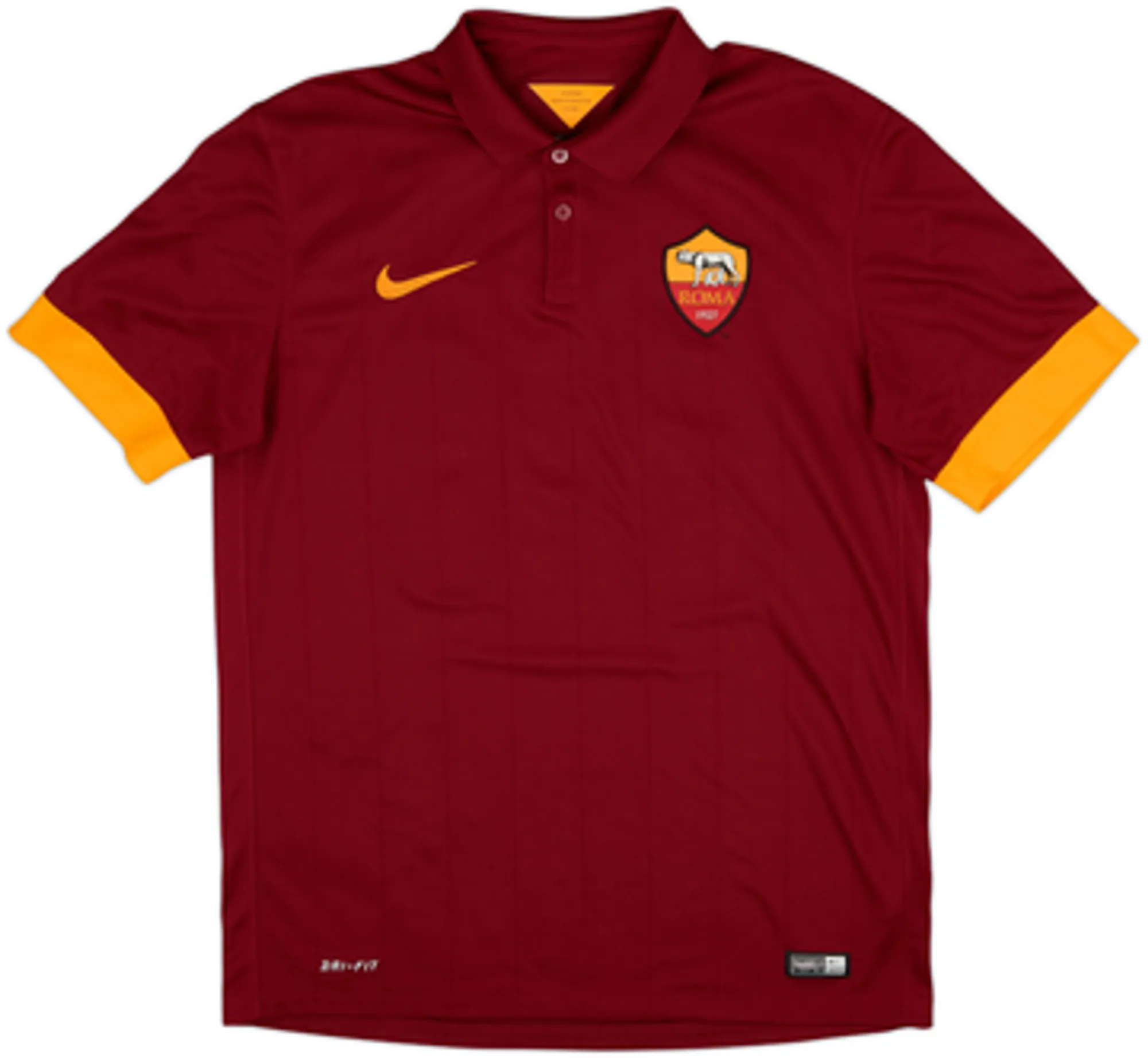 2014-15 Roma Home Shirt Totti #10 - 6/10 - (M)