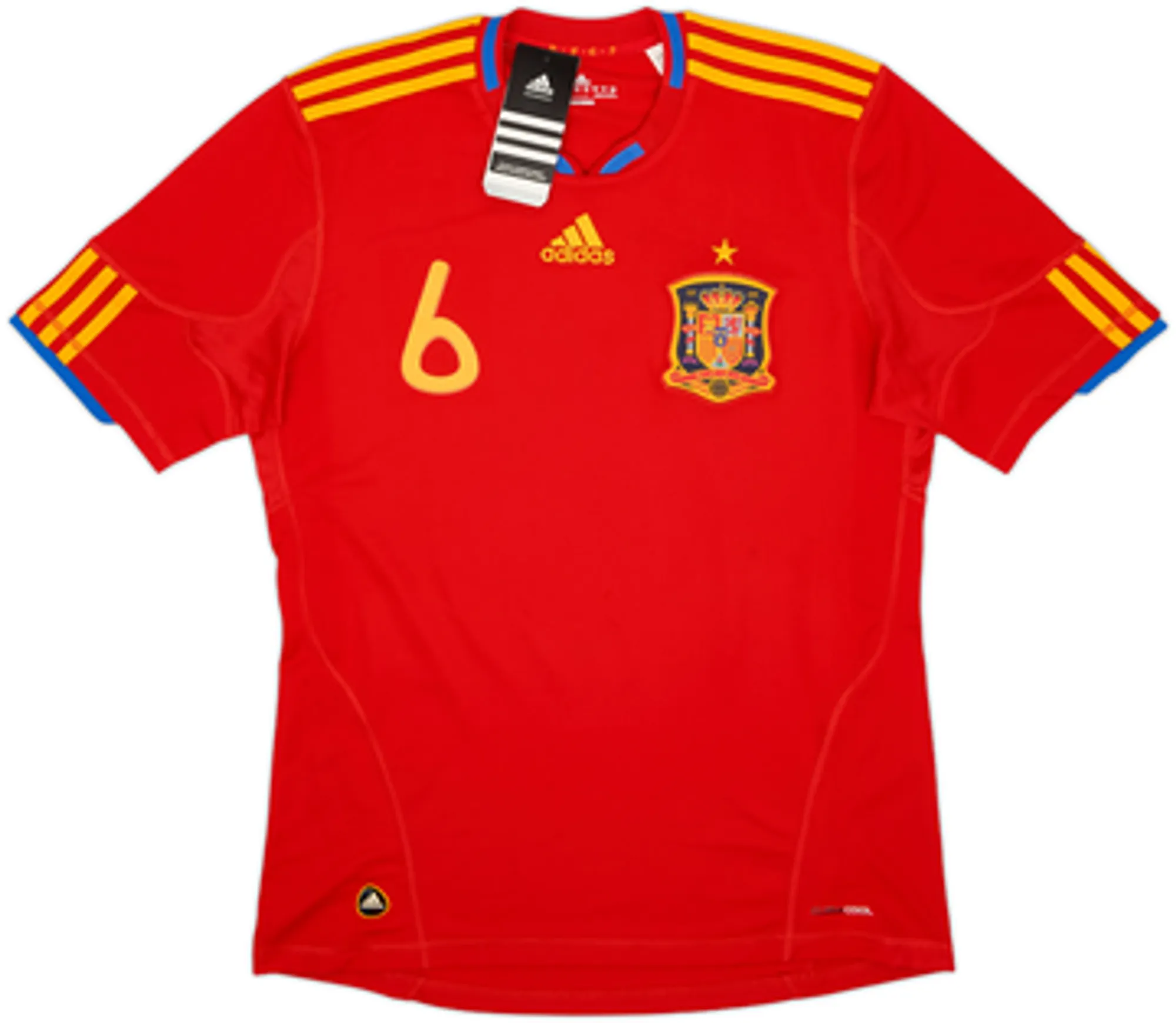 2009-10 Spain Home Shirt A.Iniesta #6 (M)