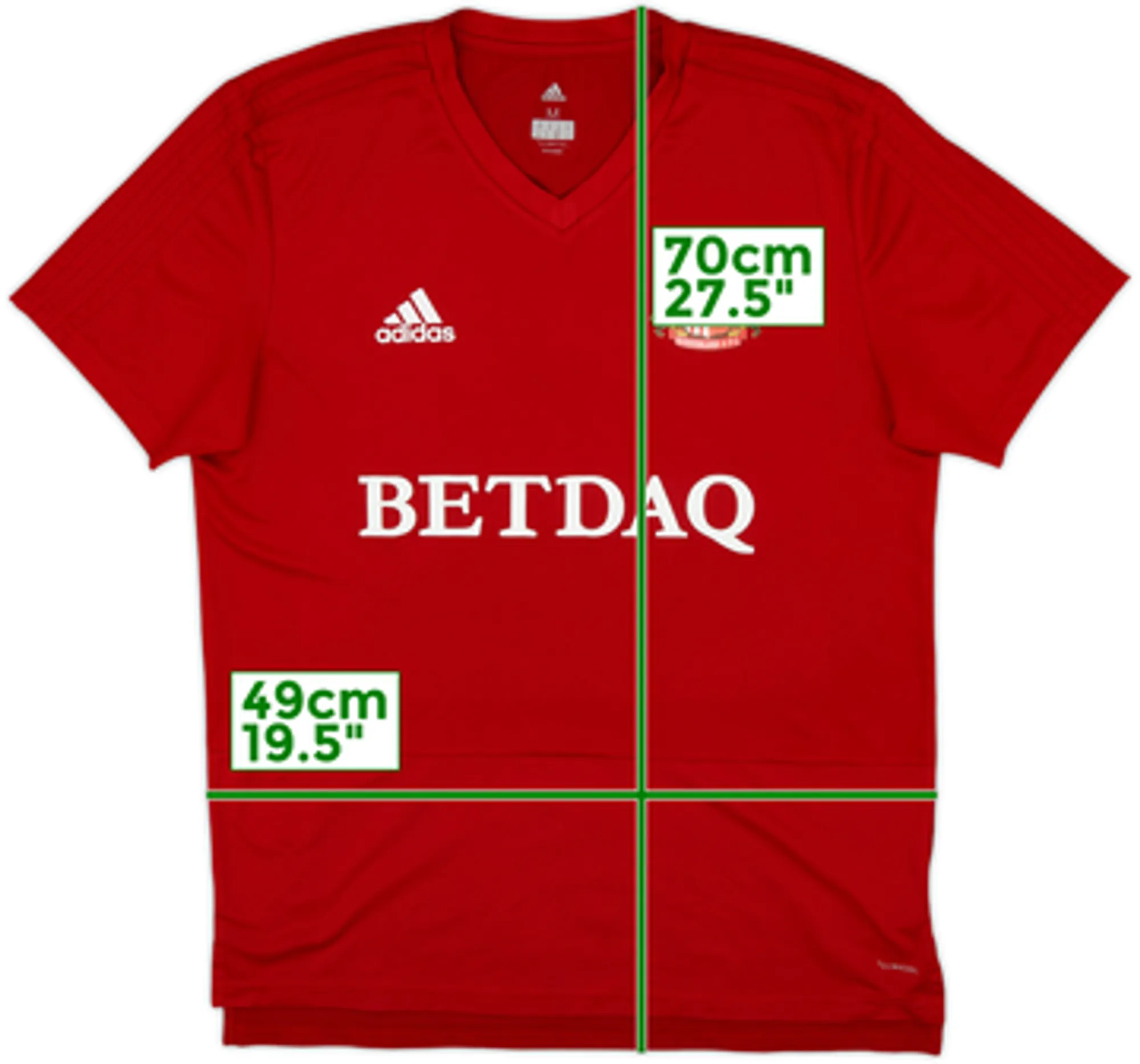 2017-18 Sunderland adidas Training Shirt - 5/10 - (M)