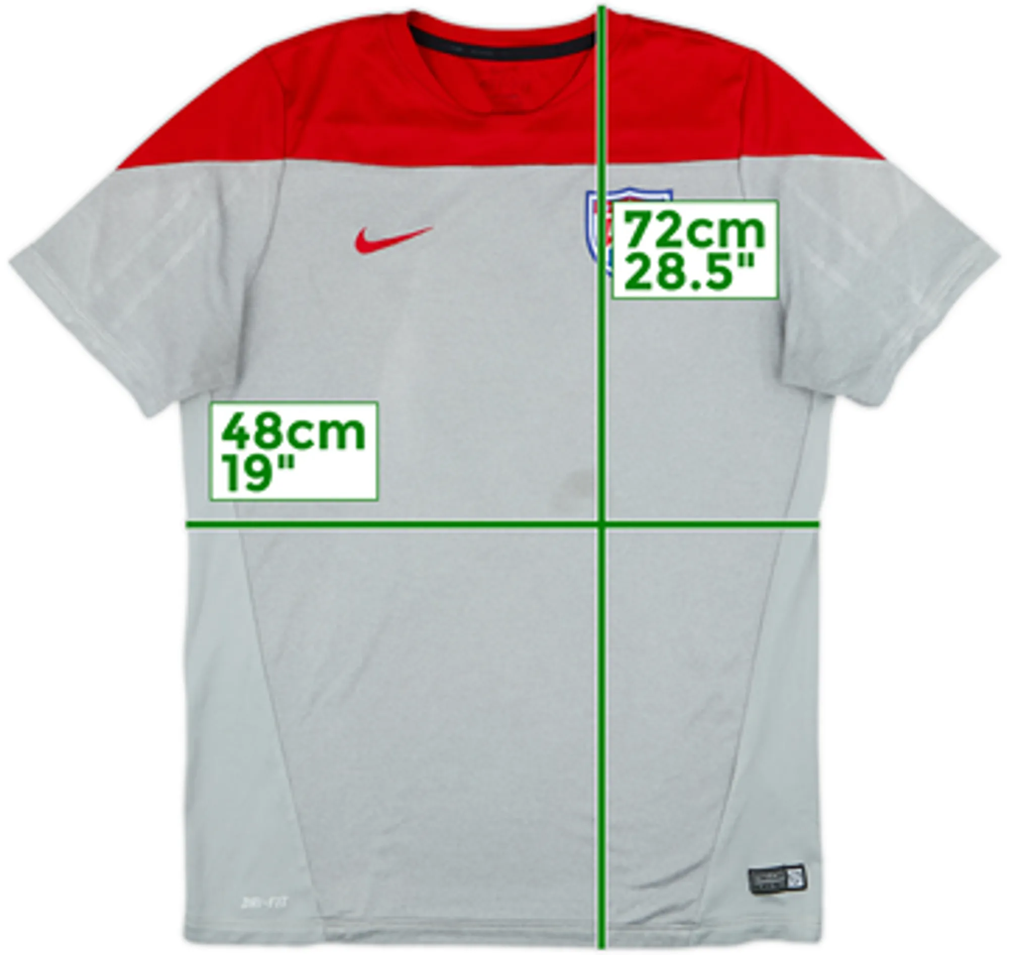 2014-15 USA Nike Training Shirt - 7/10 - (L)