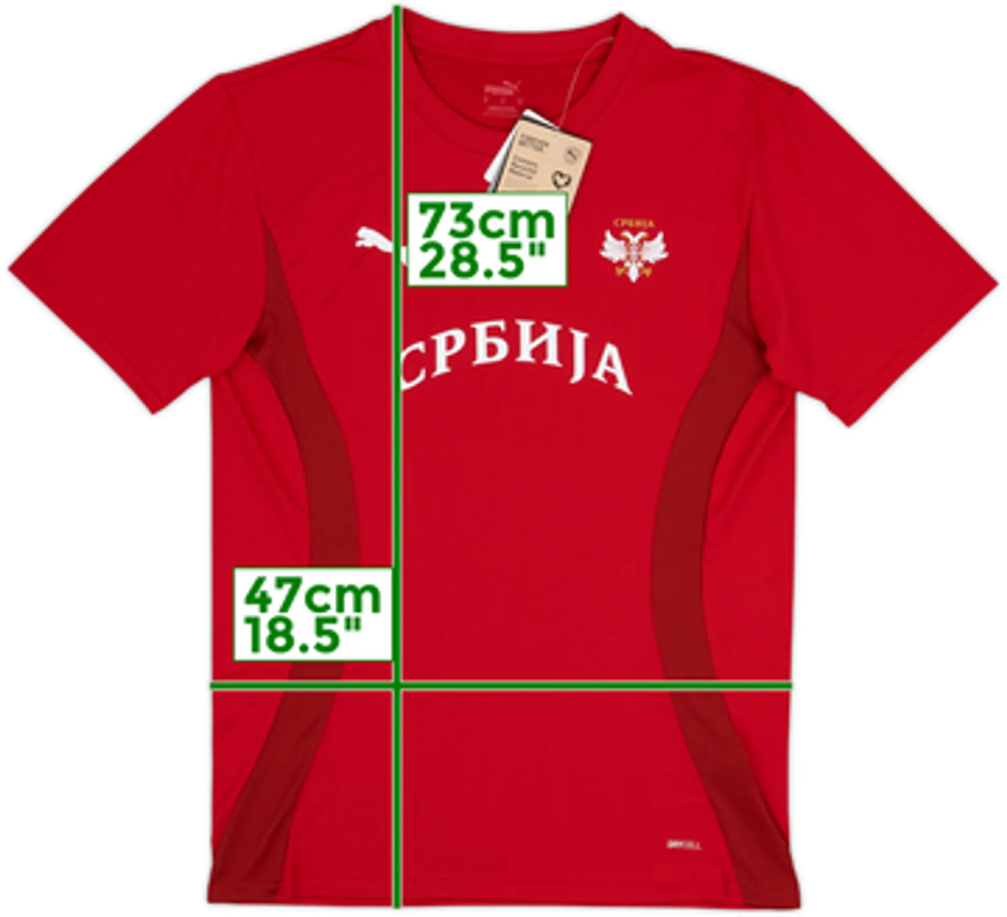 2024-25 Serbia Puma Pre-Match Training Shirt (M)