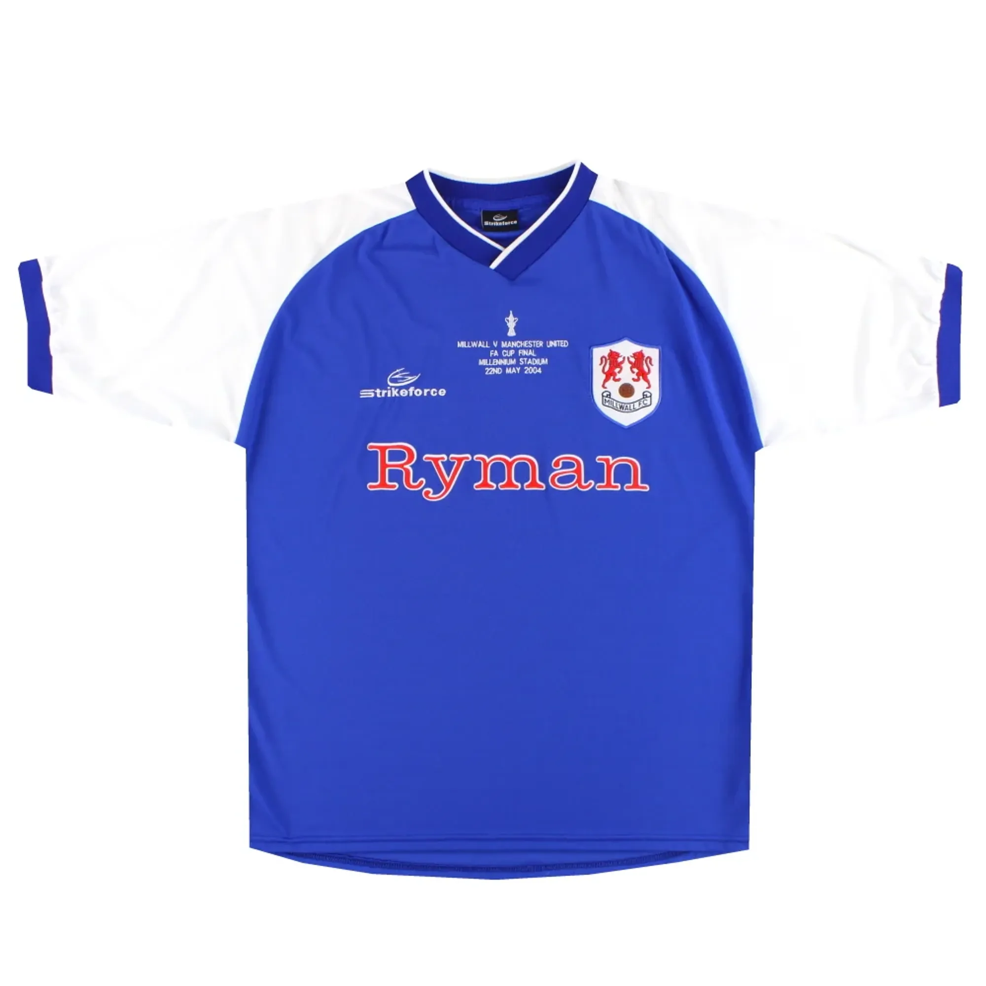 2003-04 Millwall Strikeforce 'FA Cup Final' Home Shirt *Mint* L - Millwall / Mint 