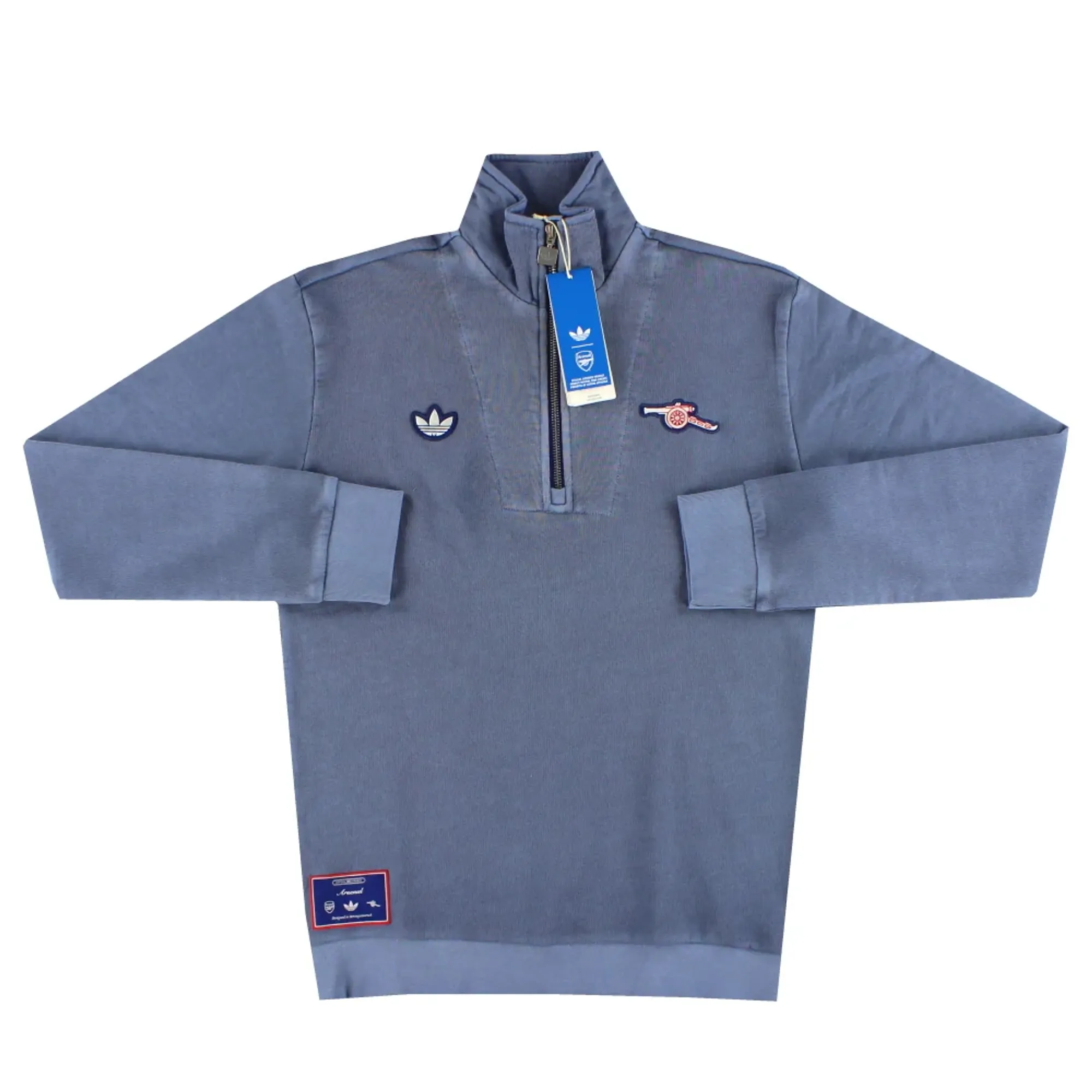 2024-25 Arsenal adidas Originals Terrace Icons 1/2 Zip Top *w/tags* - Arsenal / w/tags 