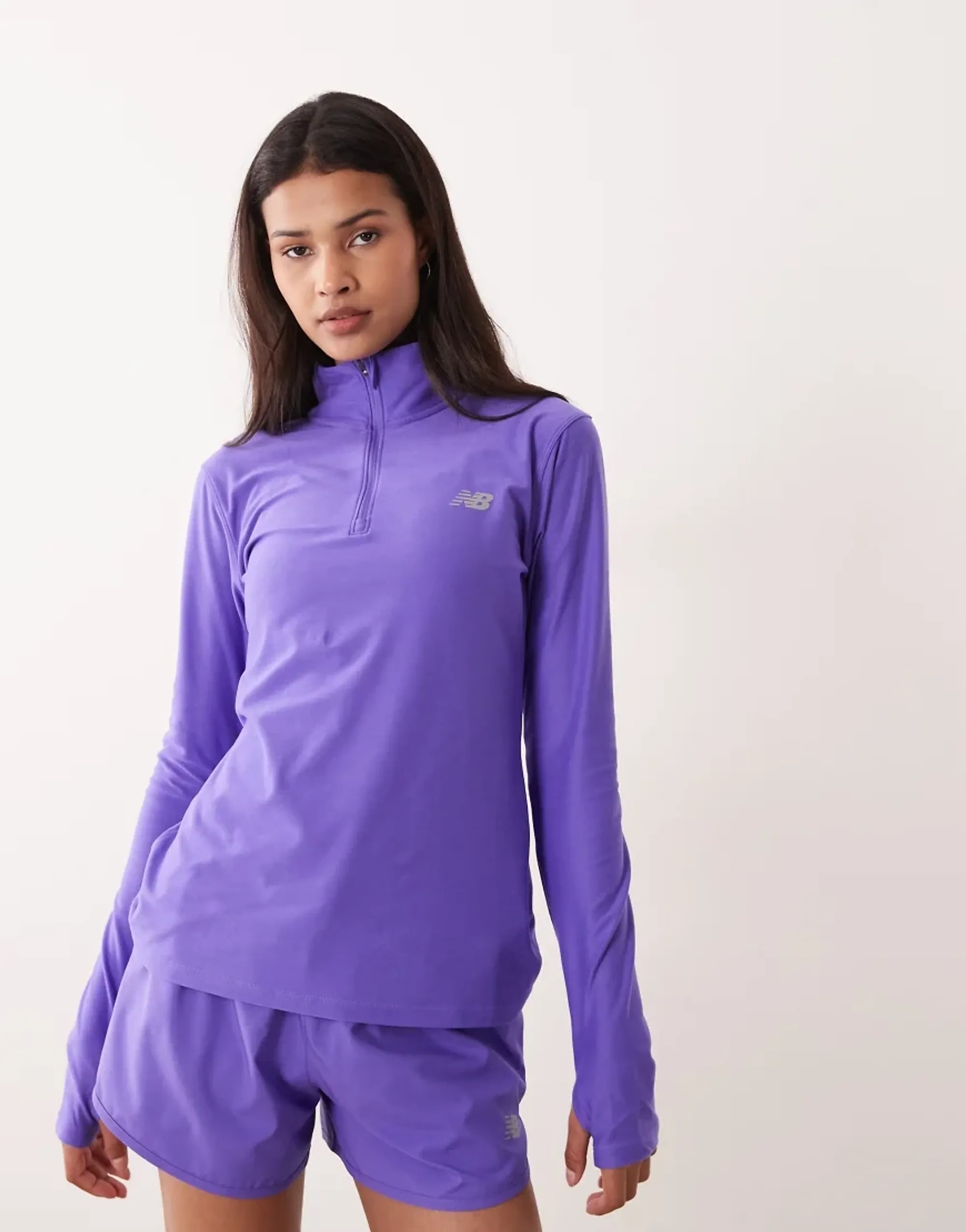 New Balance Sport Essentials Space Dye Quarter Zip Women's Top - SS26