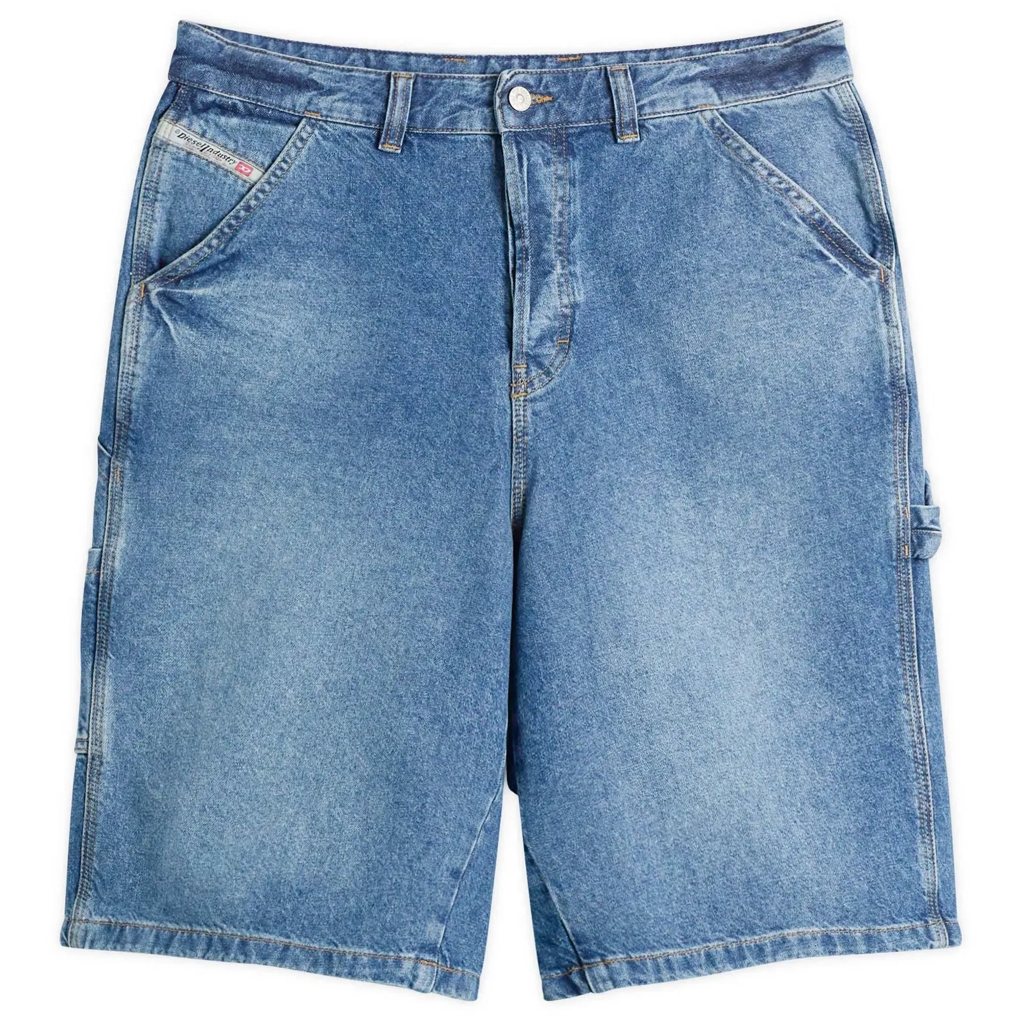 Diesel Men's Livery Denim Shorts Blue