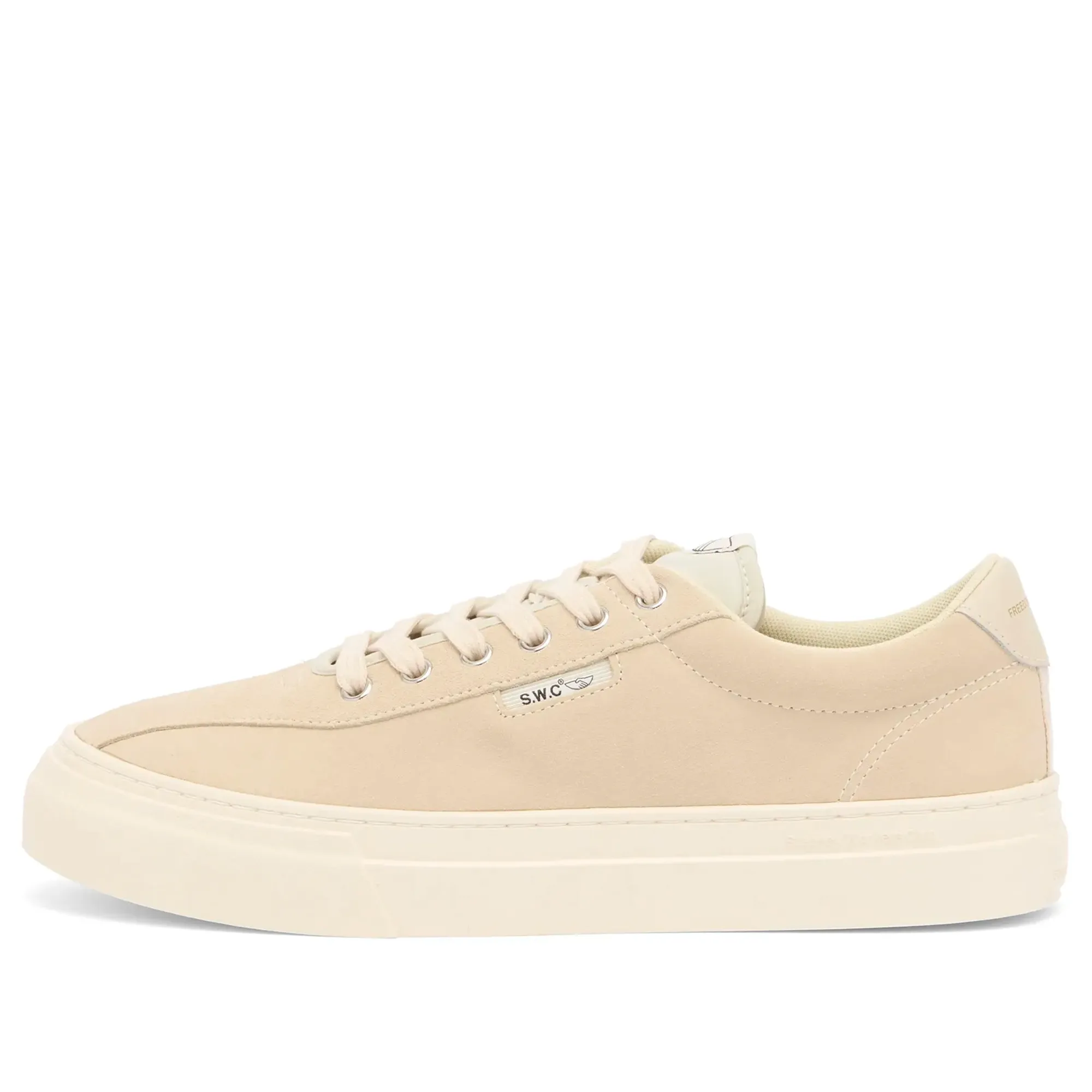 Stepney Workers Club Men's Dellow 02 Suede Sneaker Oat
