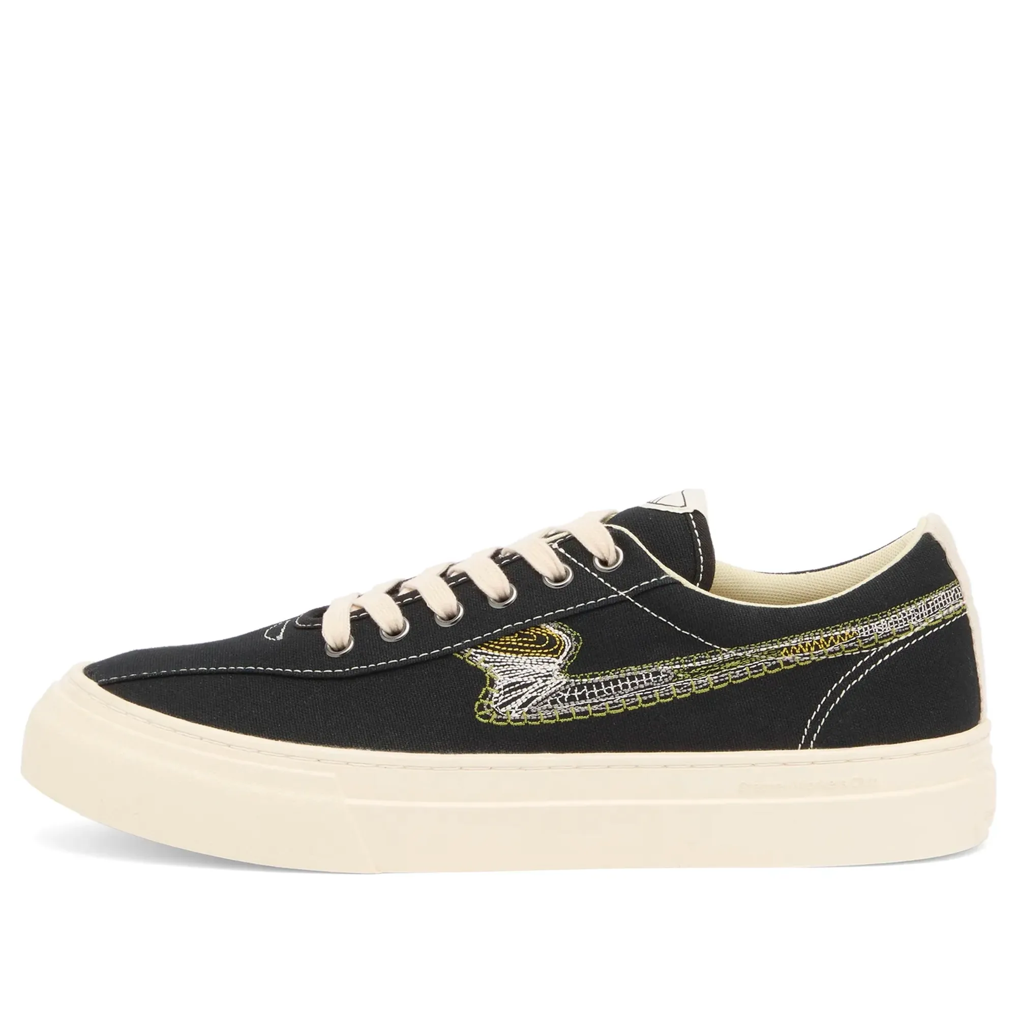 Stepney Workers Club Men's Dellow S-Strike Repair Stitch Sneaker Black