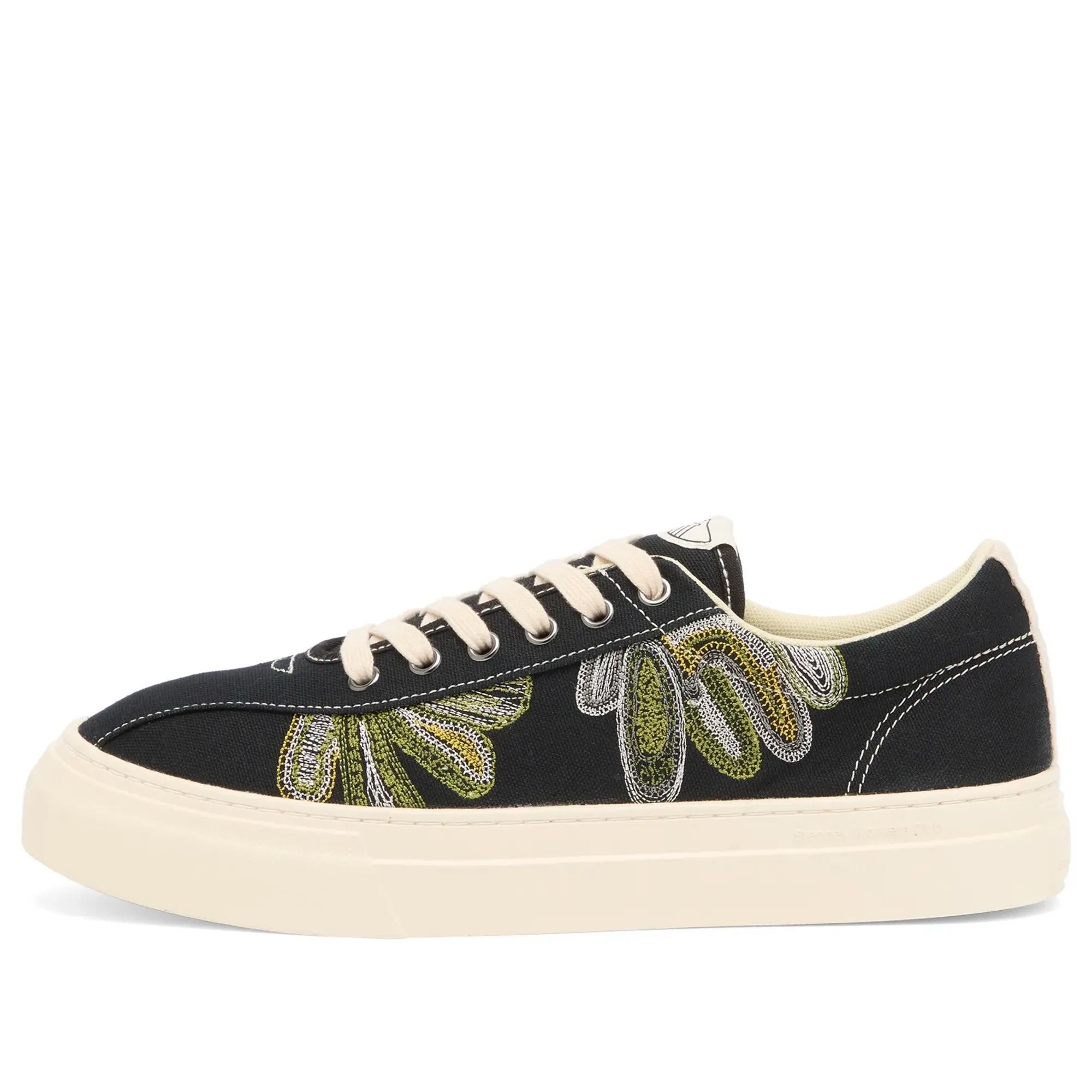 Stepney Workers Club Men's Dellow Shroomhands Repair Stitch Sneake Black