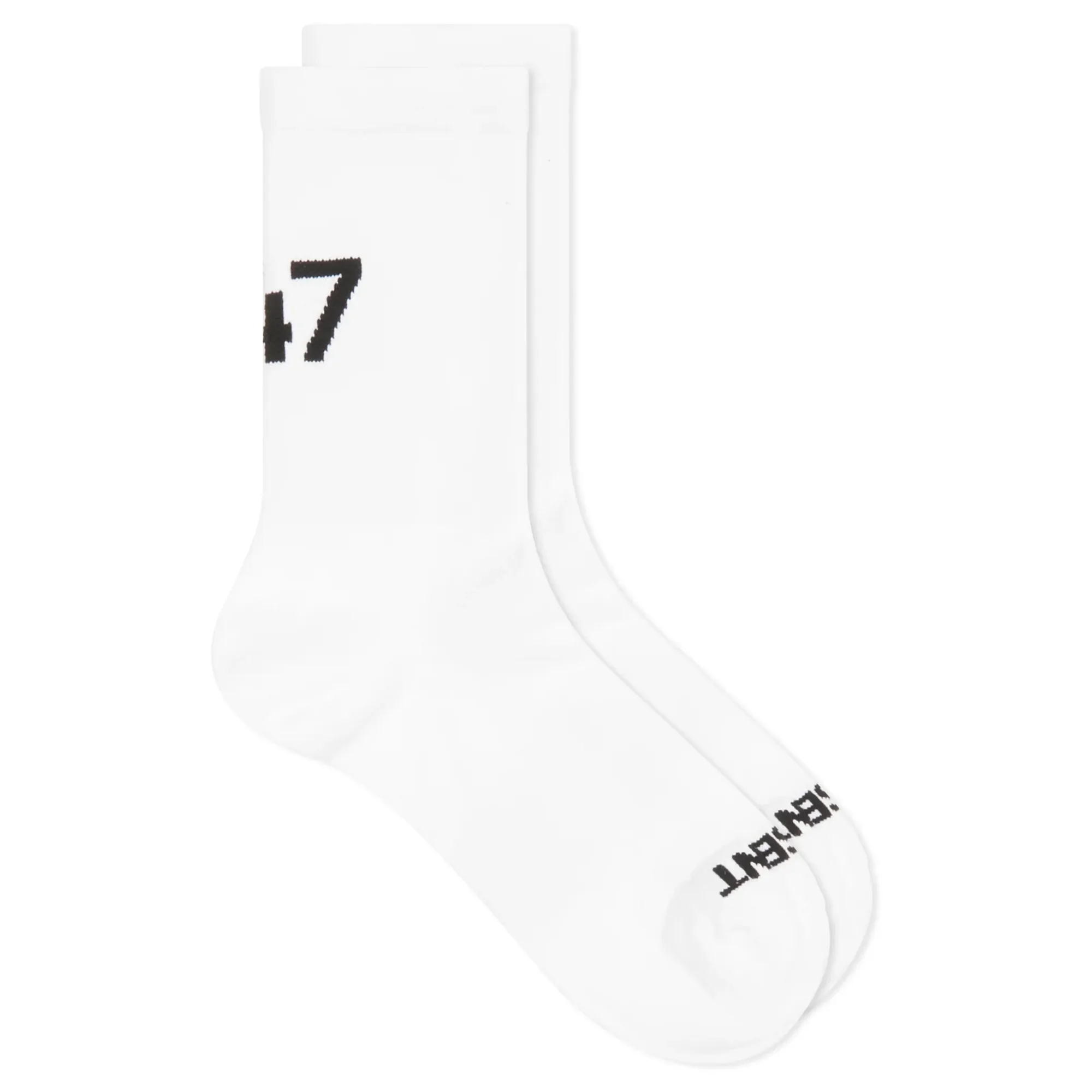 Represent 247 Men's Numbers Sock Flat White