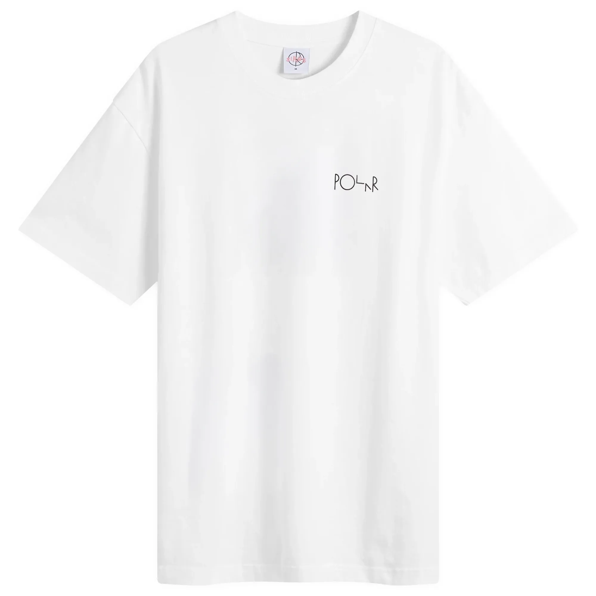 Polar Skate Co. Men's Martas Roses Fill Logo T-Shirt White