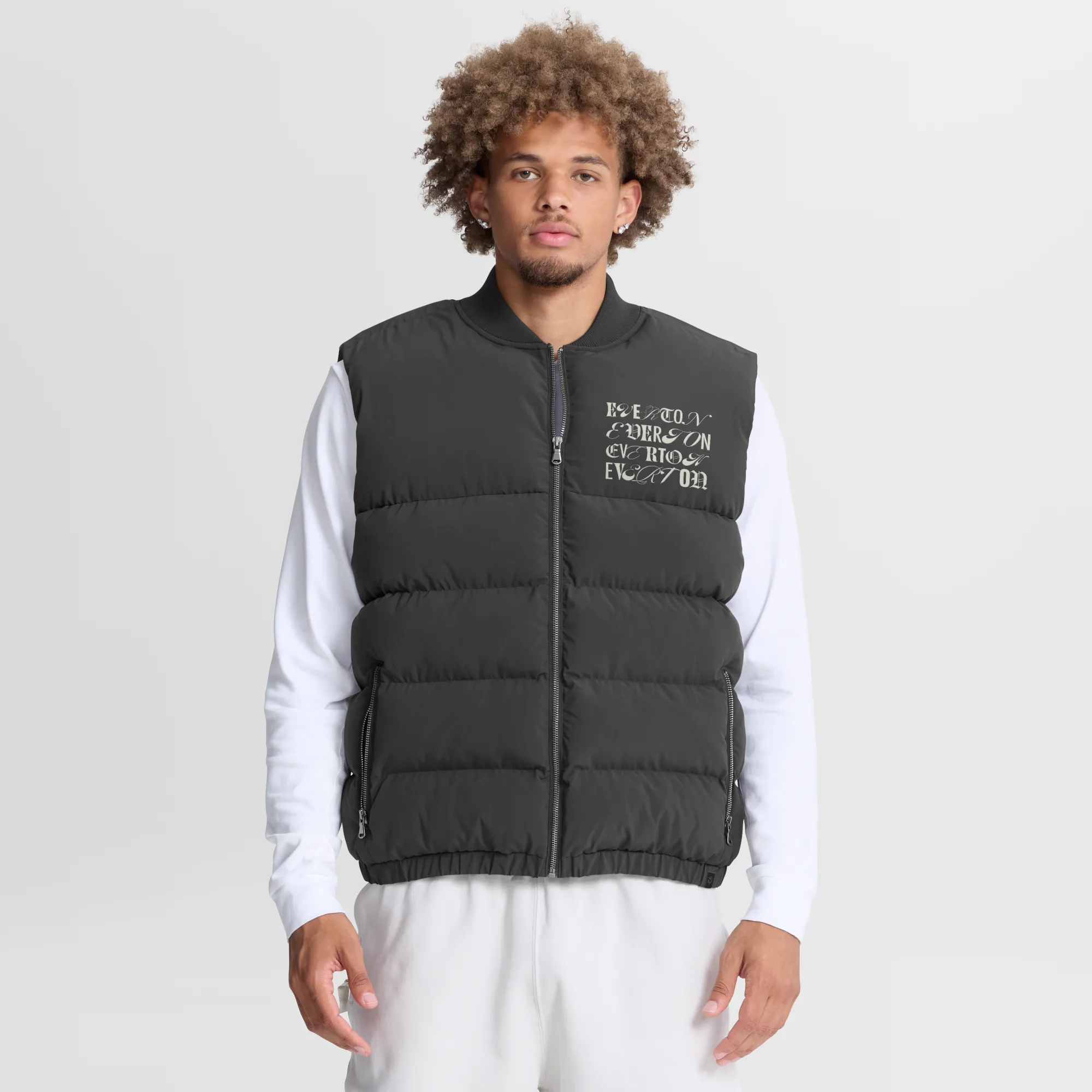 Everton Padded Gilet - Classic Pewter - Mens
