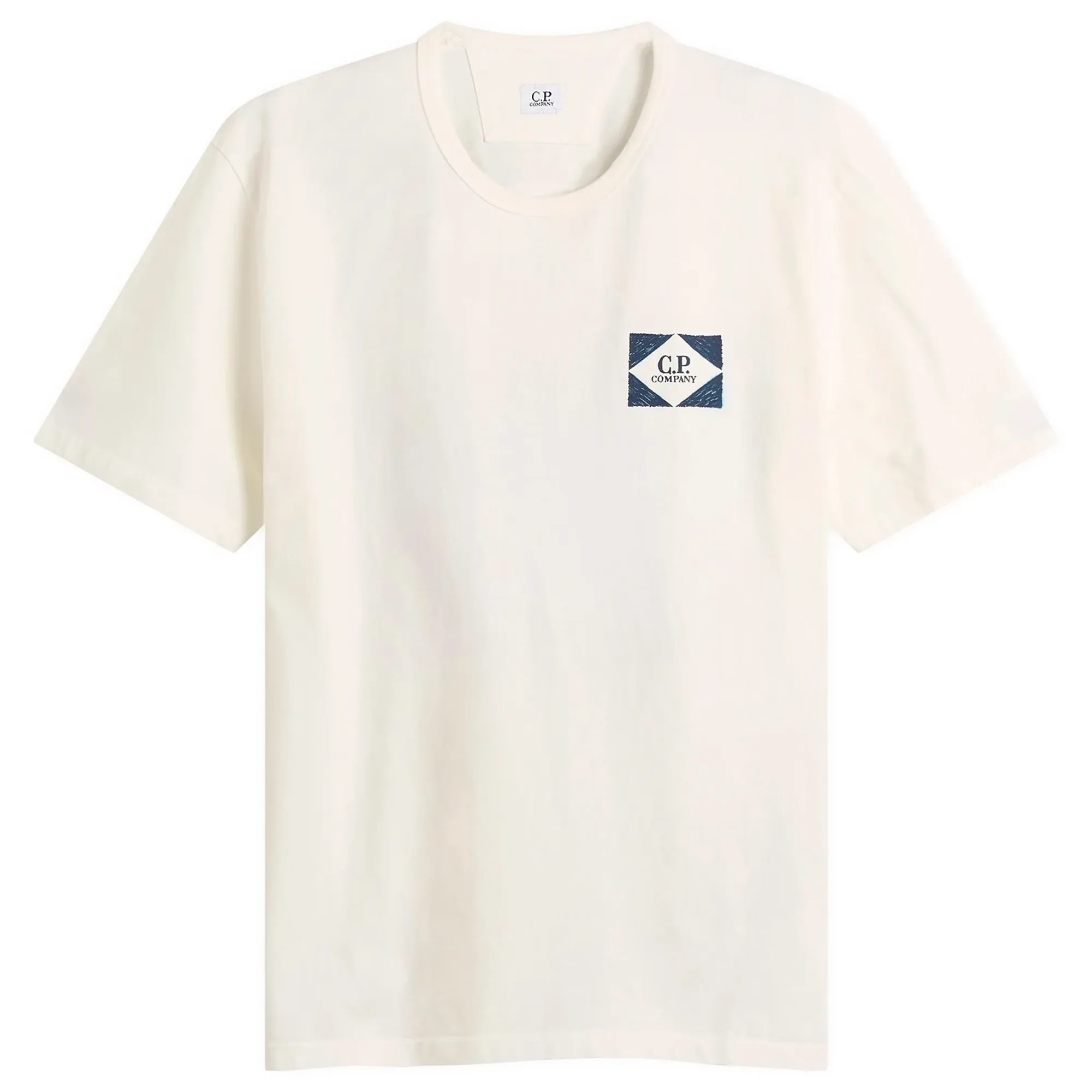 C.P. Company Men's Hand-Sprayed T-Shirt Gauze White