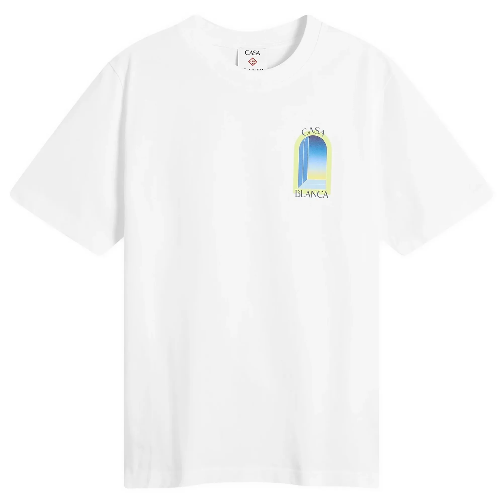 Casablanca Men's Arches Classic T-Shirt White