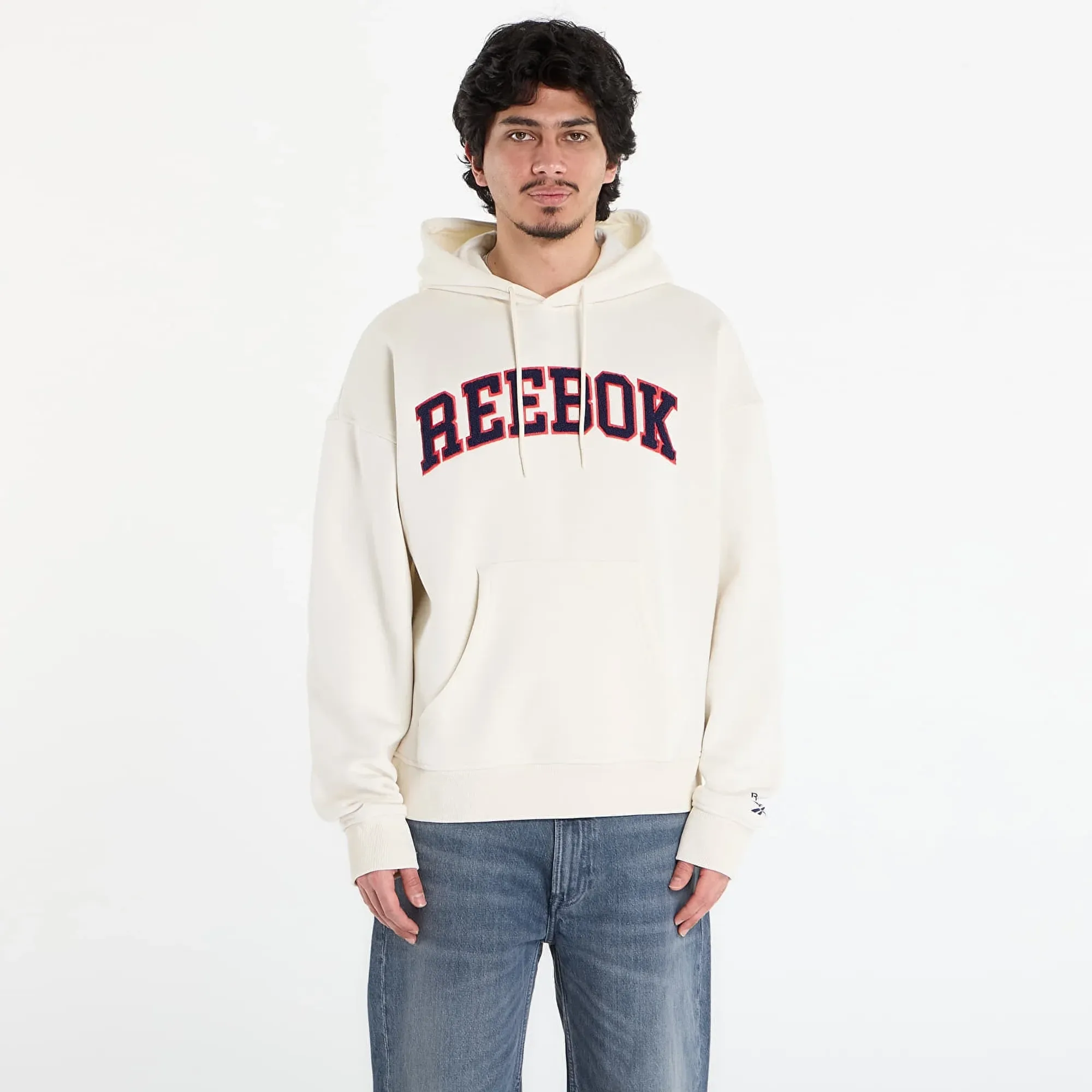 Sweatshirt Reebok Freshman Hoodie Vintage Chalk L