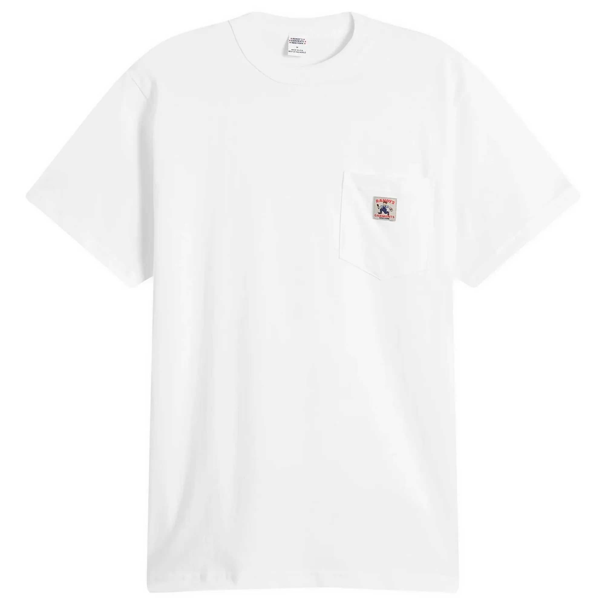 Randy’s Garments INC. Logo Pocket T-Shirt White