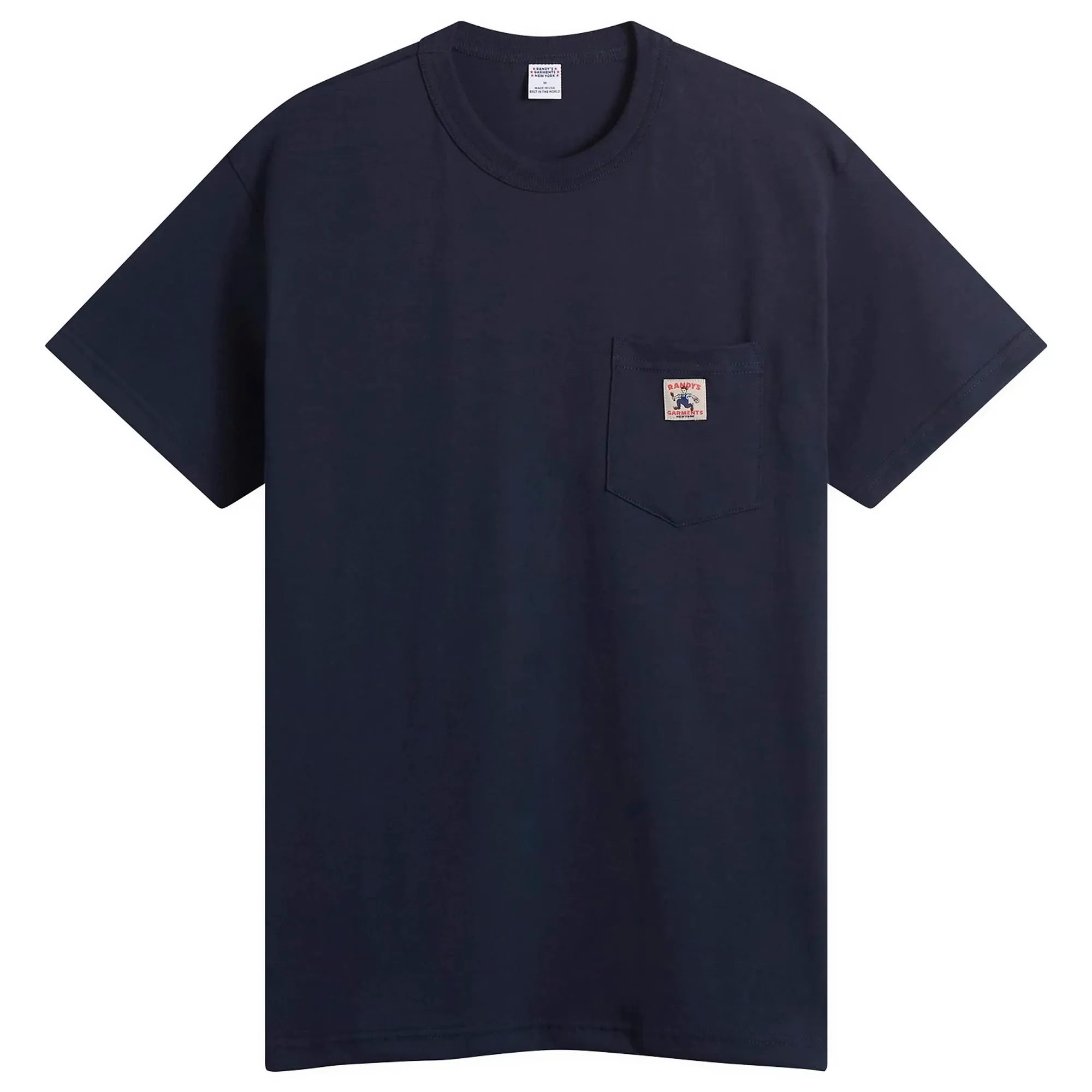 Randy’s Garments INC. Logo Pocket T-Shirt Navy