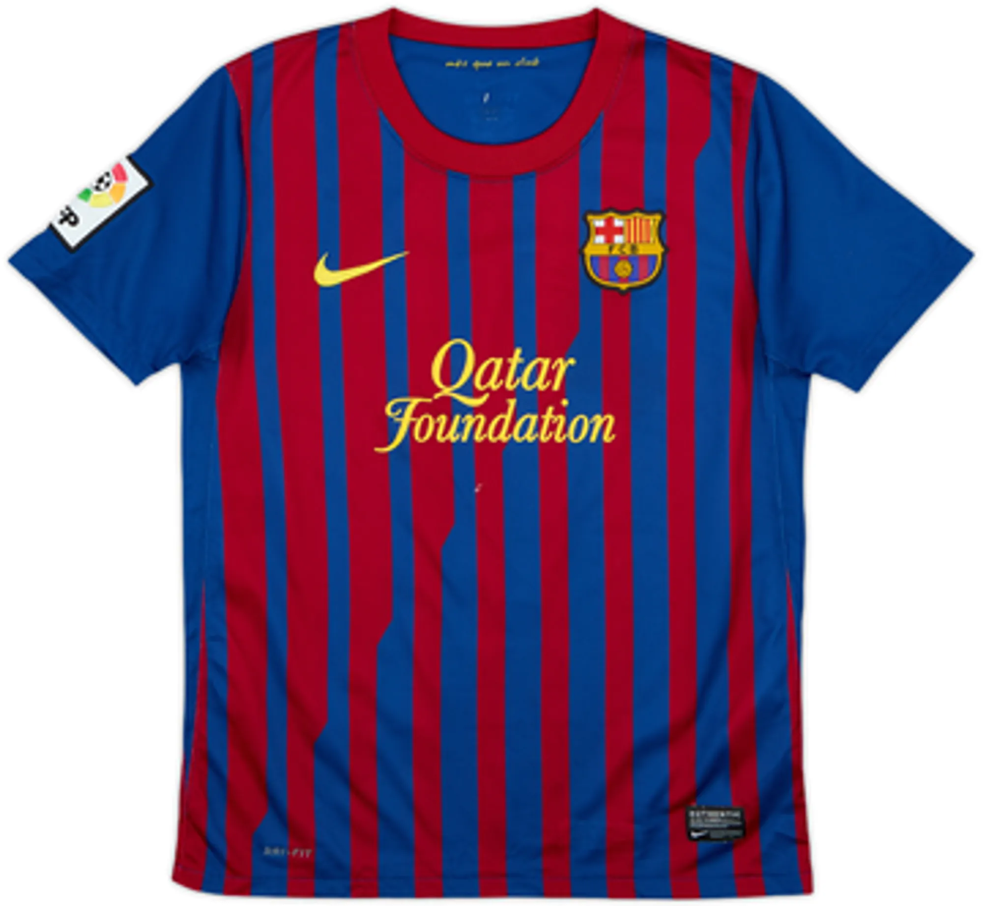 2011-12 Barcelona Home Shirt #7 - 8/10 - (M.Boys)