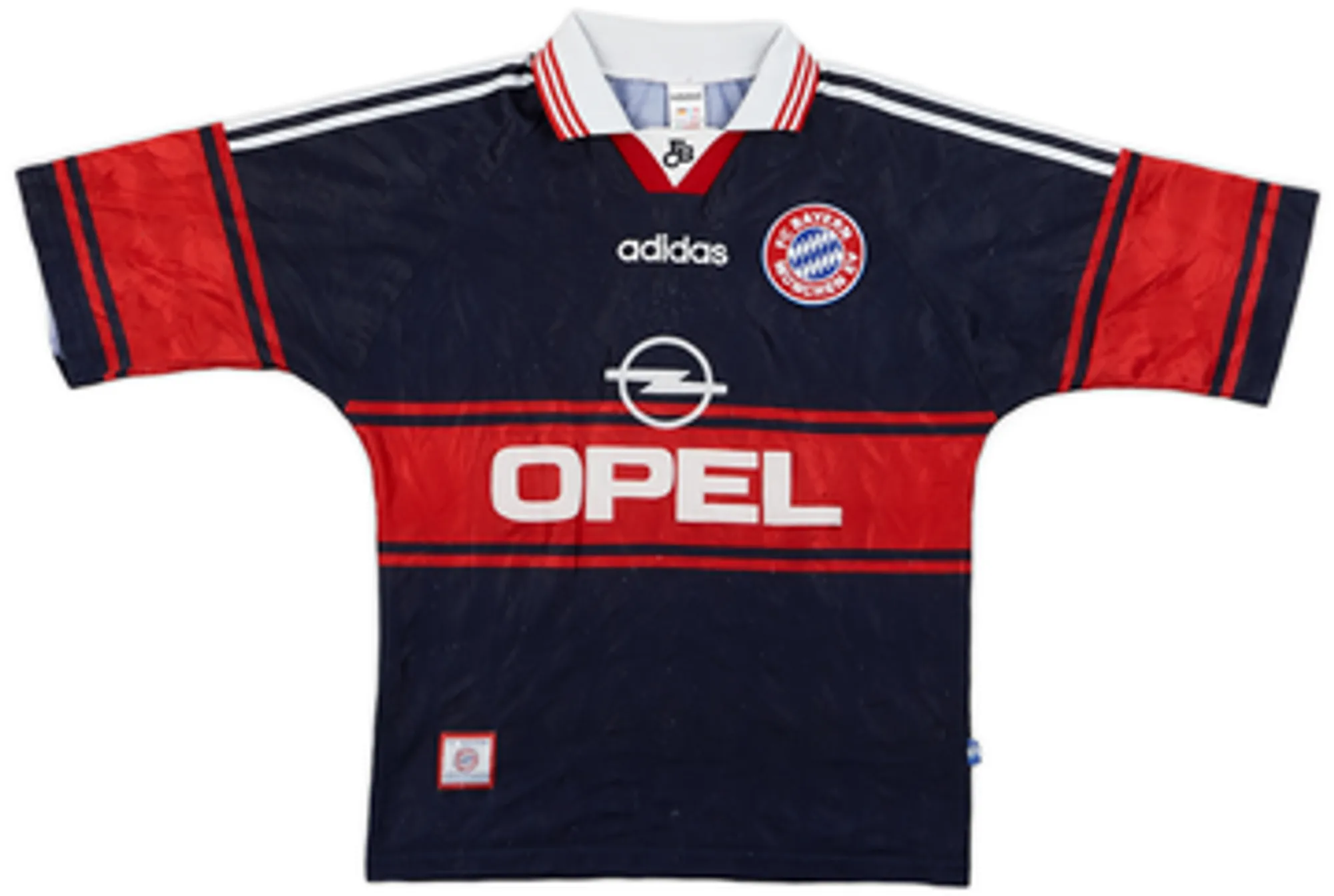 1997-99 Bayern Munich Home Shirt Elber #9 - 6/10 - (S)