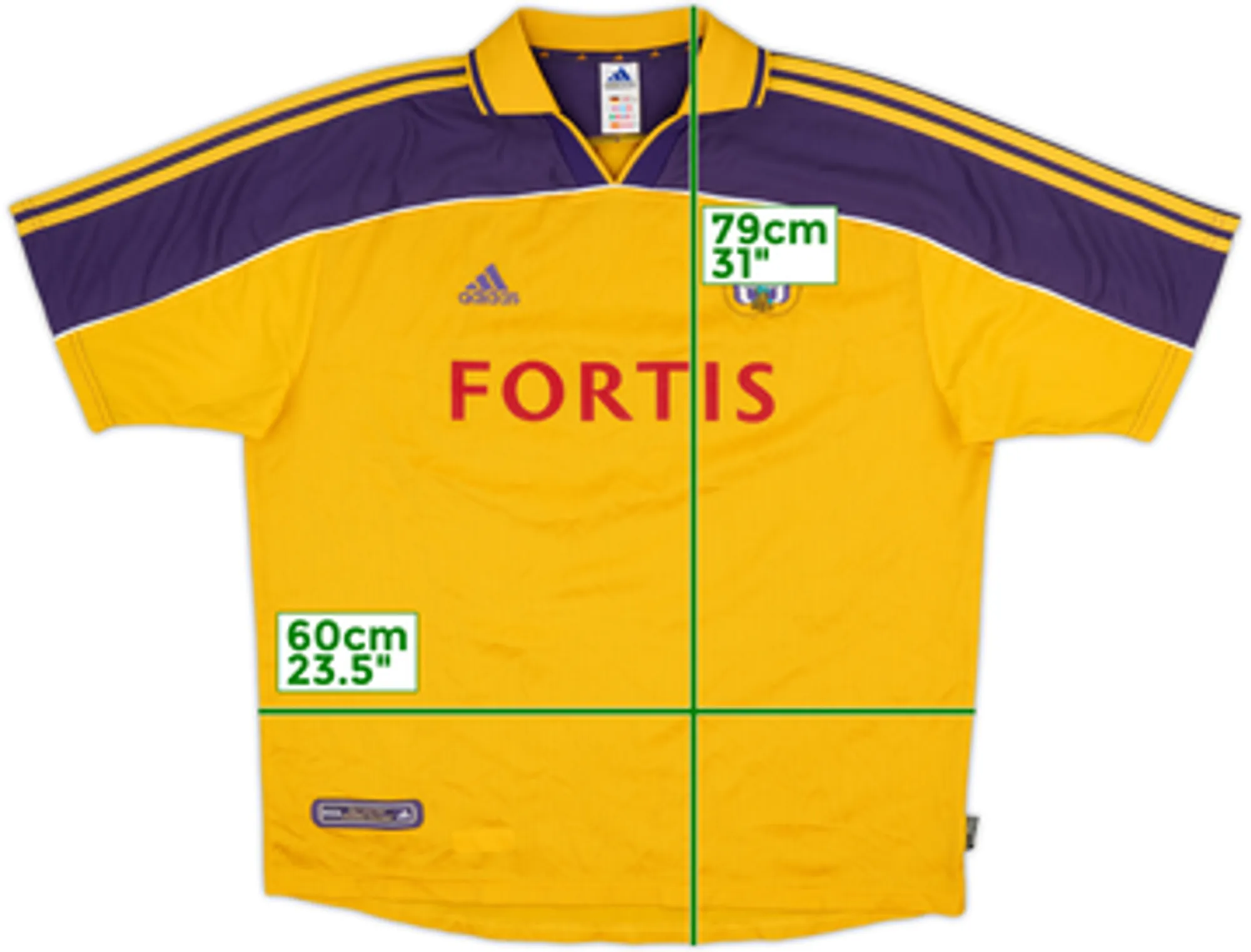 2000-01 Anderlecht Away Shirt - 10/10 - (XL)