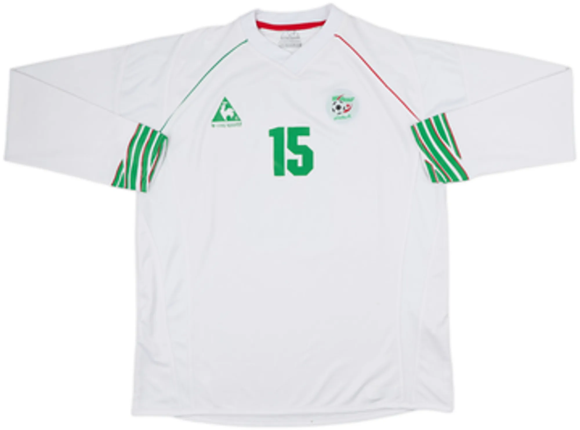 2008-10 Algeria Home L/S Shirt Ziani #15 - 8/10 - (L)