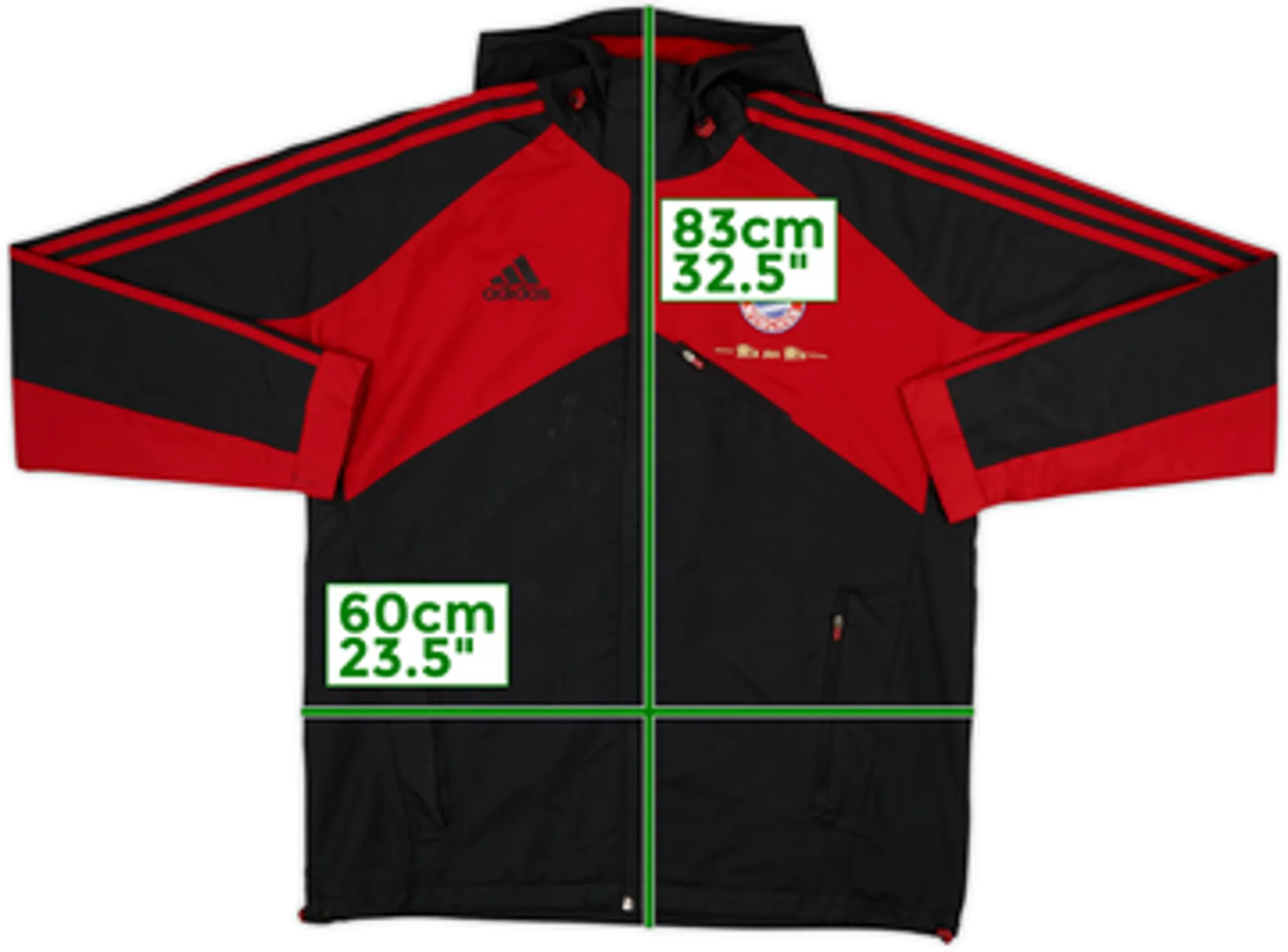2011-12 Bayern Munich adidas Hooded Track Jacket - 6/10 - (L/XL)