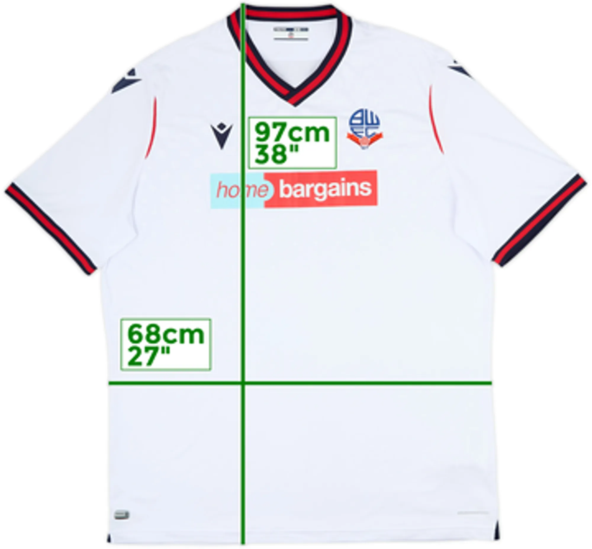 2021-22 Bolton Home Shirt - 6/10 - (6XL)