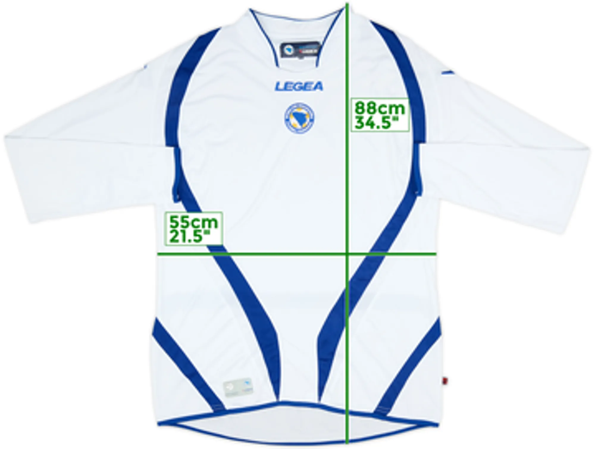 2012 Bosnia & Herzegovina Away L/S Shirt - 9/10 - (XL)