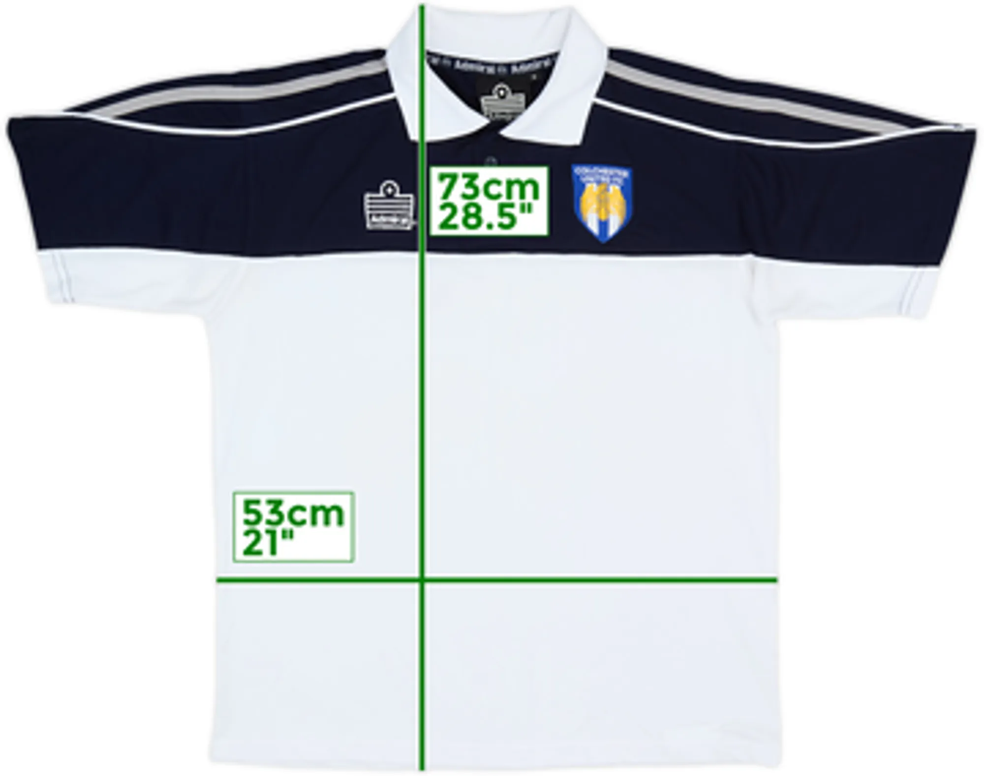 2005-06 Colchester United Admiral Polo Shirt - 10/10 - (M)