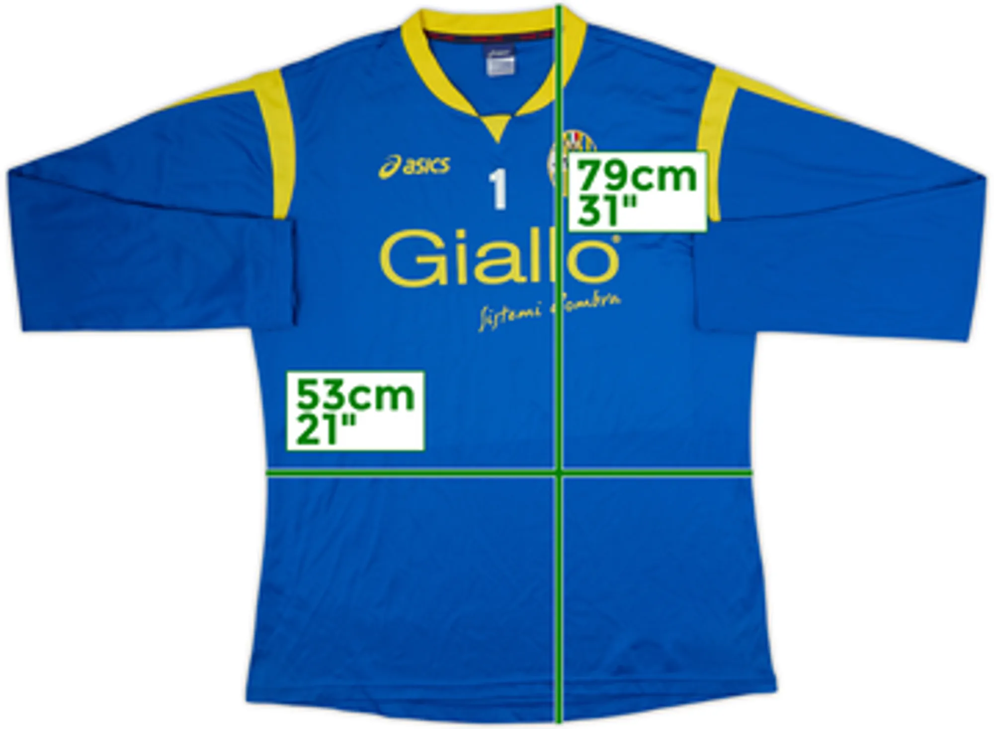 2009-10 Hellas Verona Asics Player Issue Training L/S Shirt #1 - 9/10 - (XL)