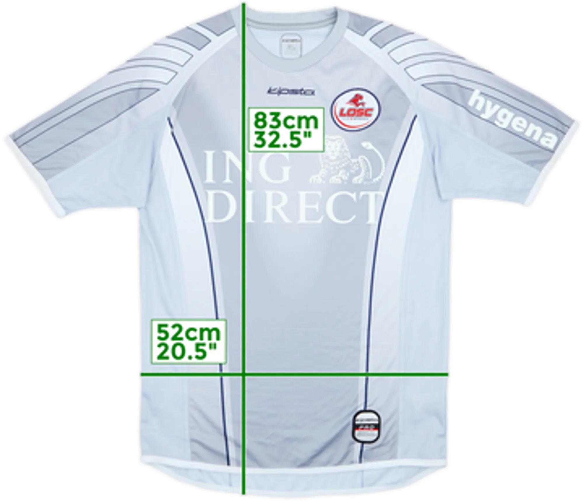 2002-03 Lille Away Shirt - 8/10 - (L)